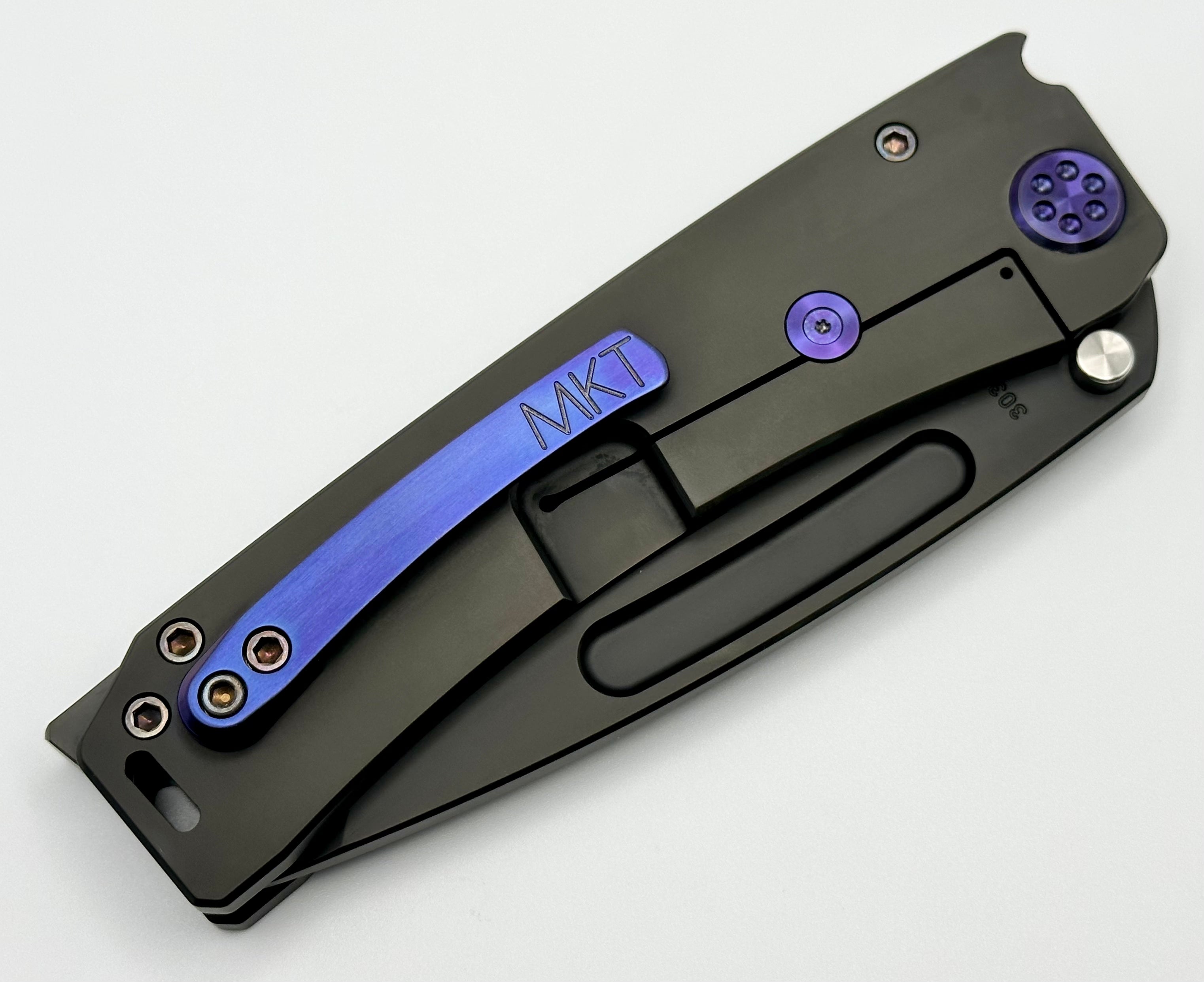 Medford Marauder H Tanto S45 PVD w/ PVD Handles & Violet Hardware/Clip