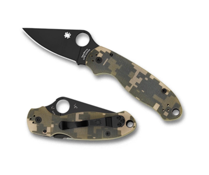 Spyderco Para 3 Camo G-10 & Black S45VN C223GPCMOBK