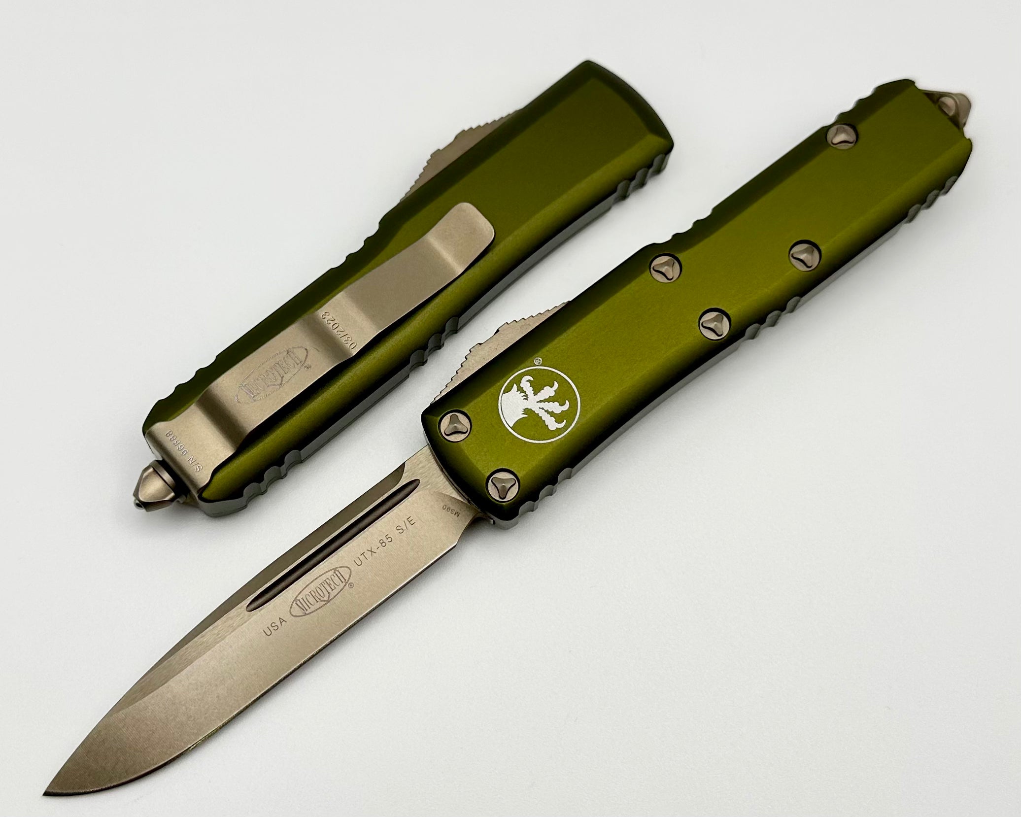 Microtech UTX-85 OD Green Bronze Standard 231-13OD