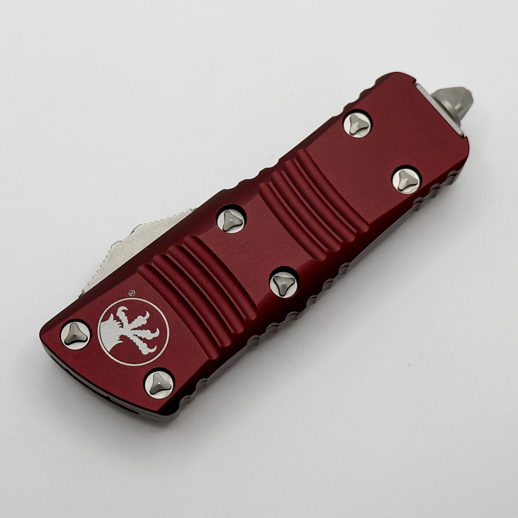 Microtech Mini Troodon Double Edge D/E Stonewash & Merlot 238-10MR