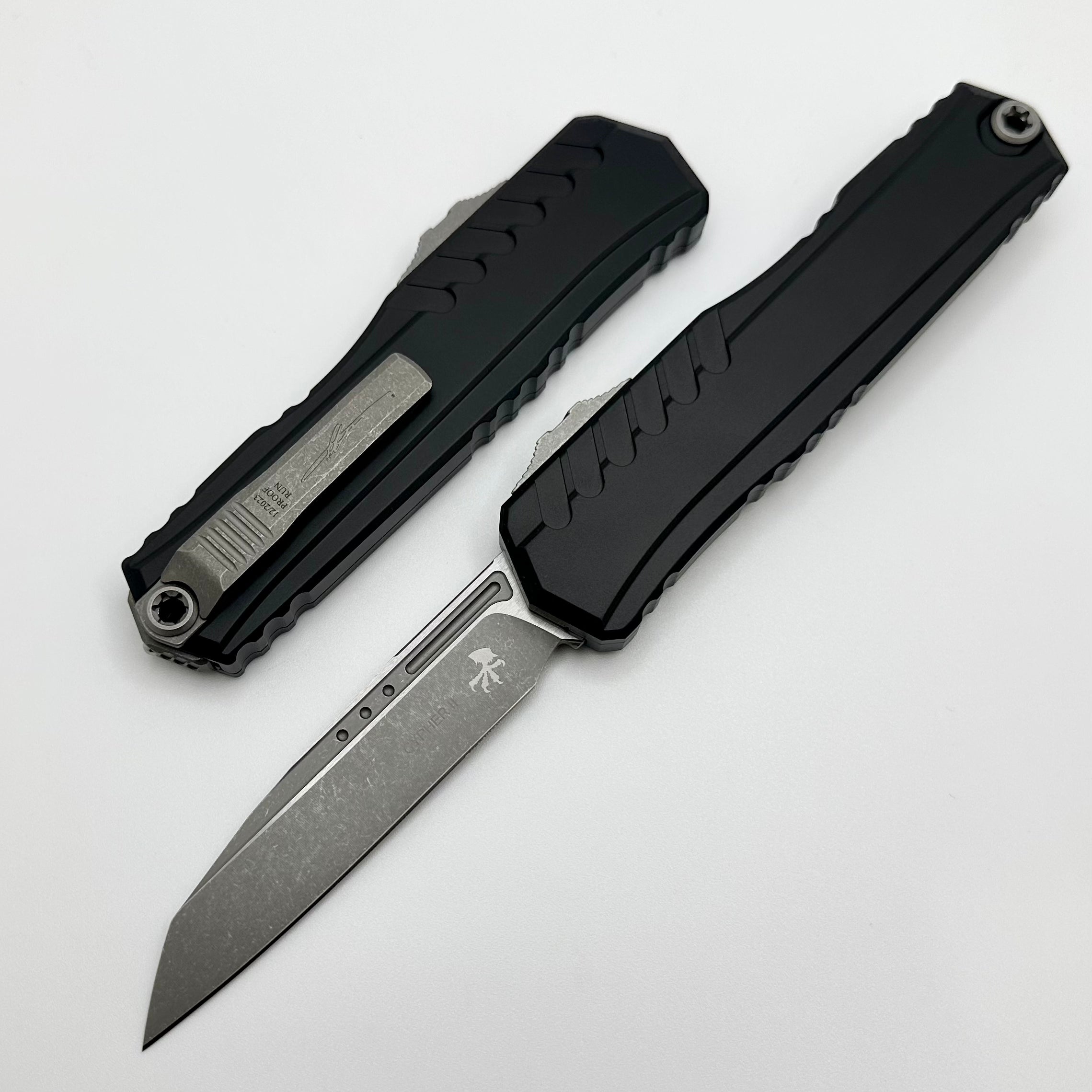 Microtech Cypher II S/E Apocalyptic Standard Proof Run Signature Series 1241-10APSPR ONE PER HOUSEHOLD