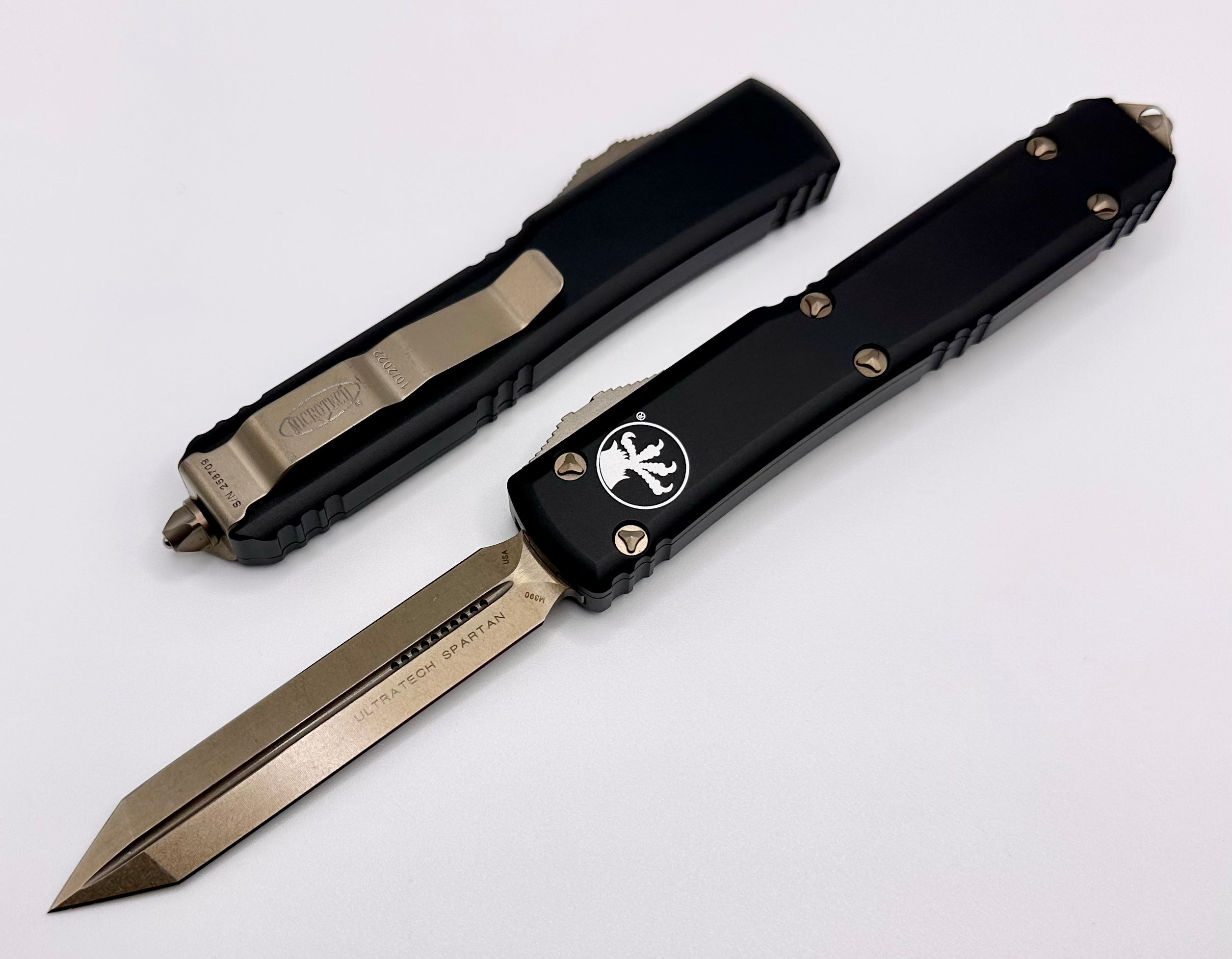 Microtech Ultratech Spartan w/ Bronzed & Black 223-13