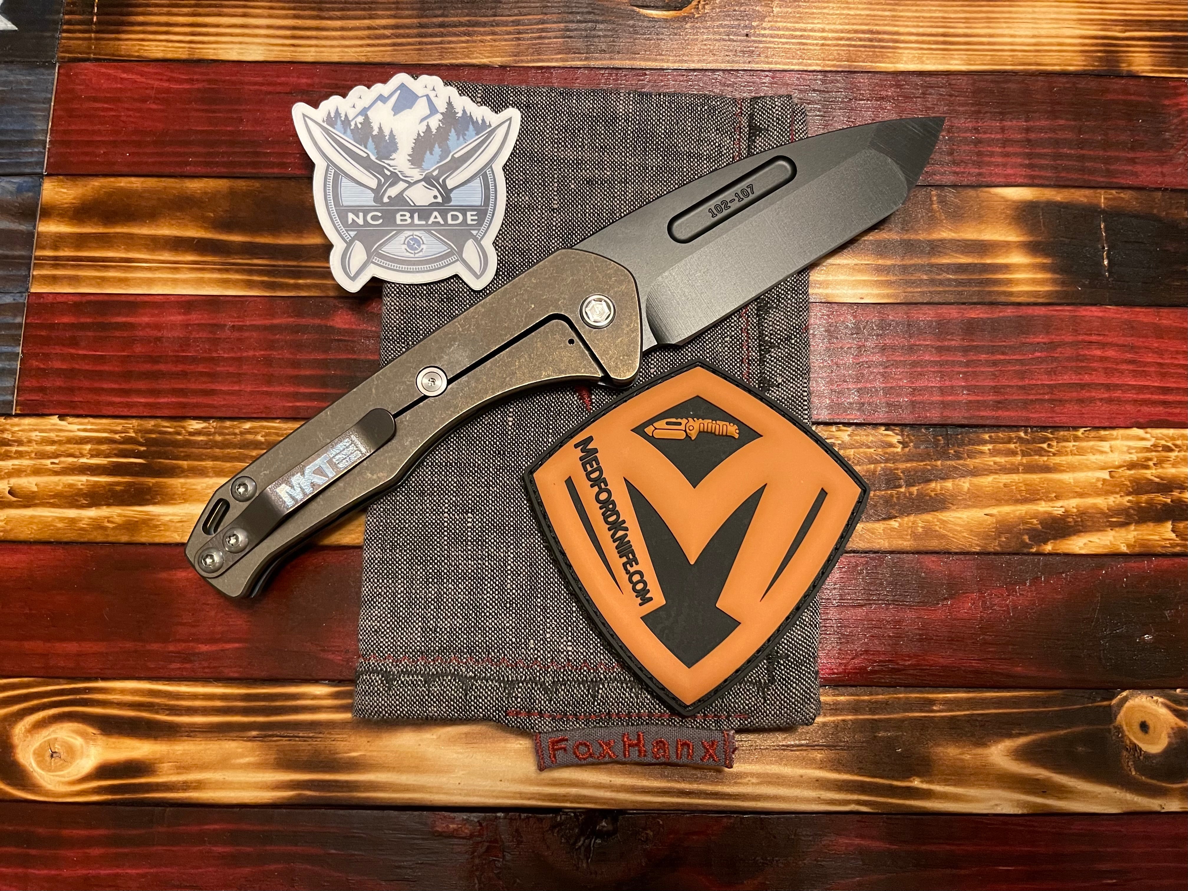 Medford Praetorian Slim Tanto PVD S35VN Flamed Bronze