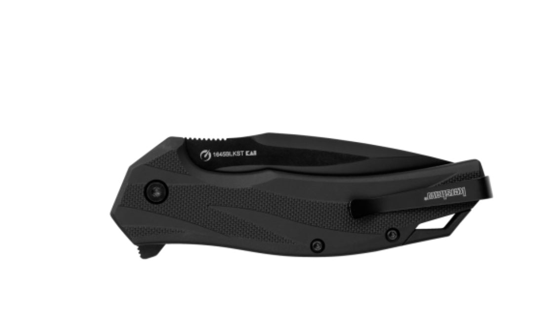 Kershaw Lateral Black Serrated Flipper 1645BLKST