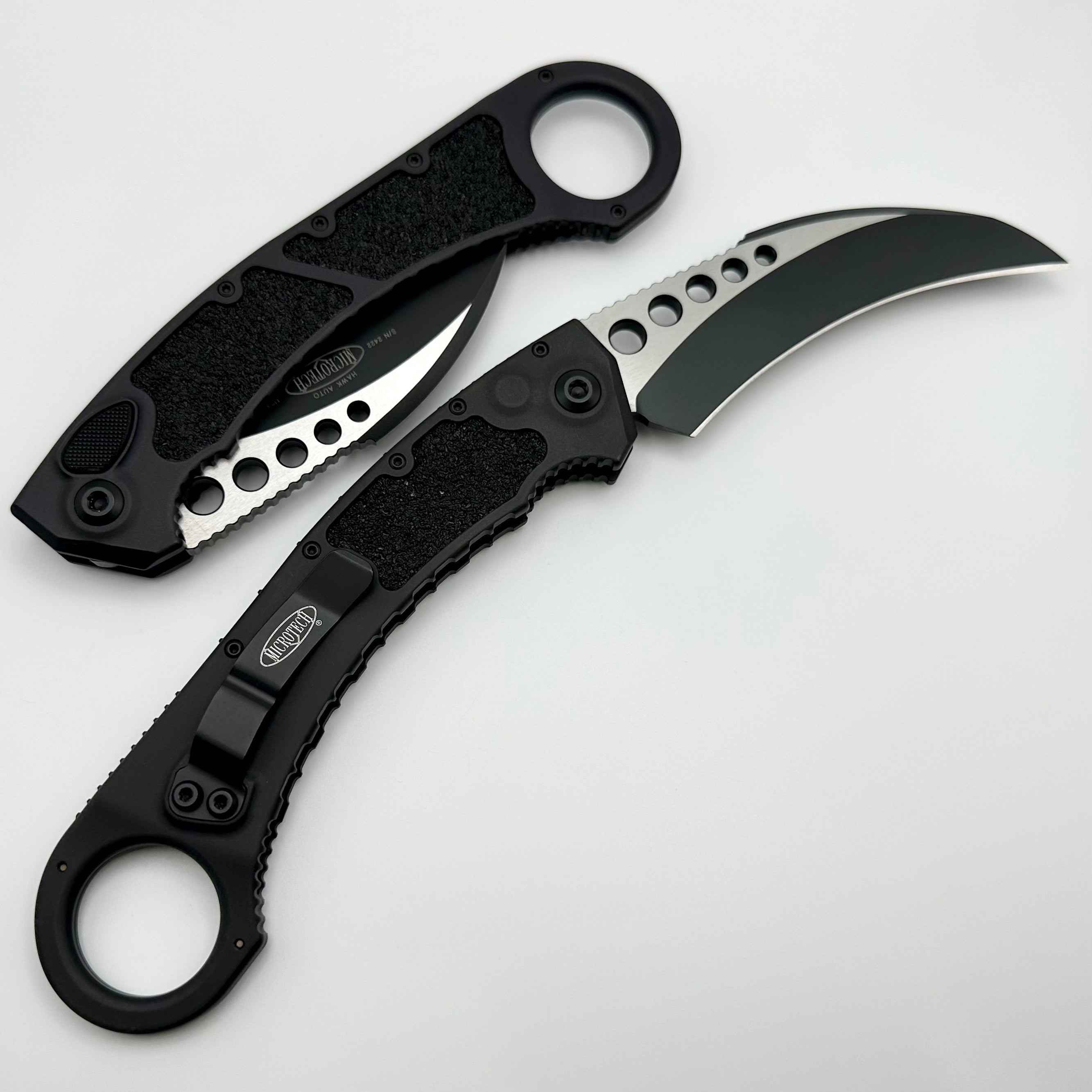 Microtech Hawk Karambit Tactical Black Auto 266-1T