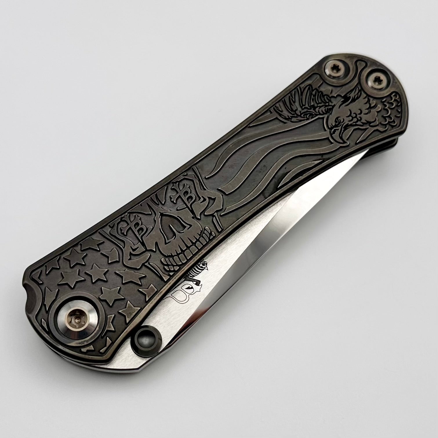 Borka Blades & Marfione Custom & Ti2 Design SBTF Patriot 2024 w/ Mirror Star Ground M390