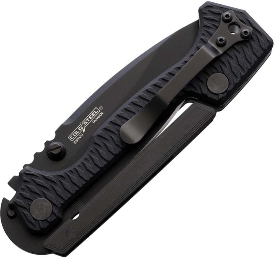 Cold Steel AD-15 Black G-10 & Black S35 CS-58SQ-BKBK