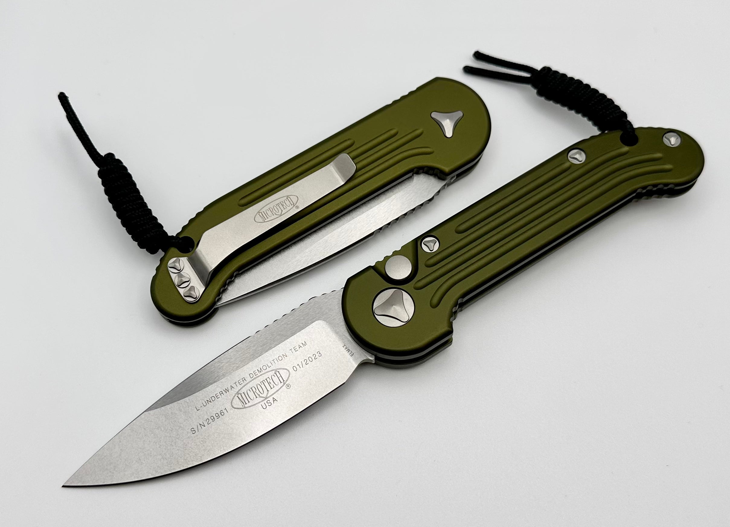 Microtech L.U.D.T OD Green & Stonewash 135-10OD