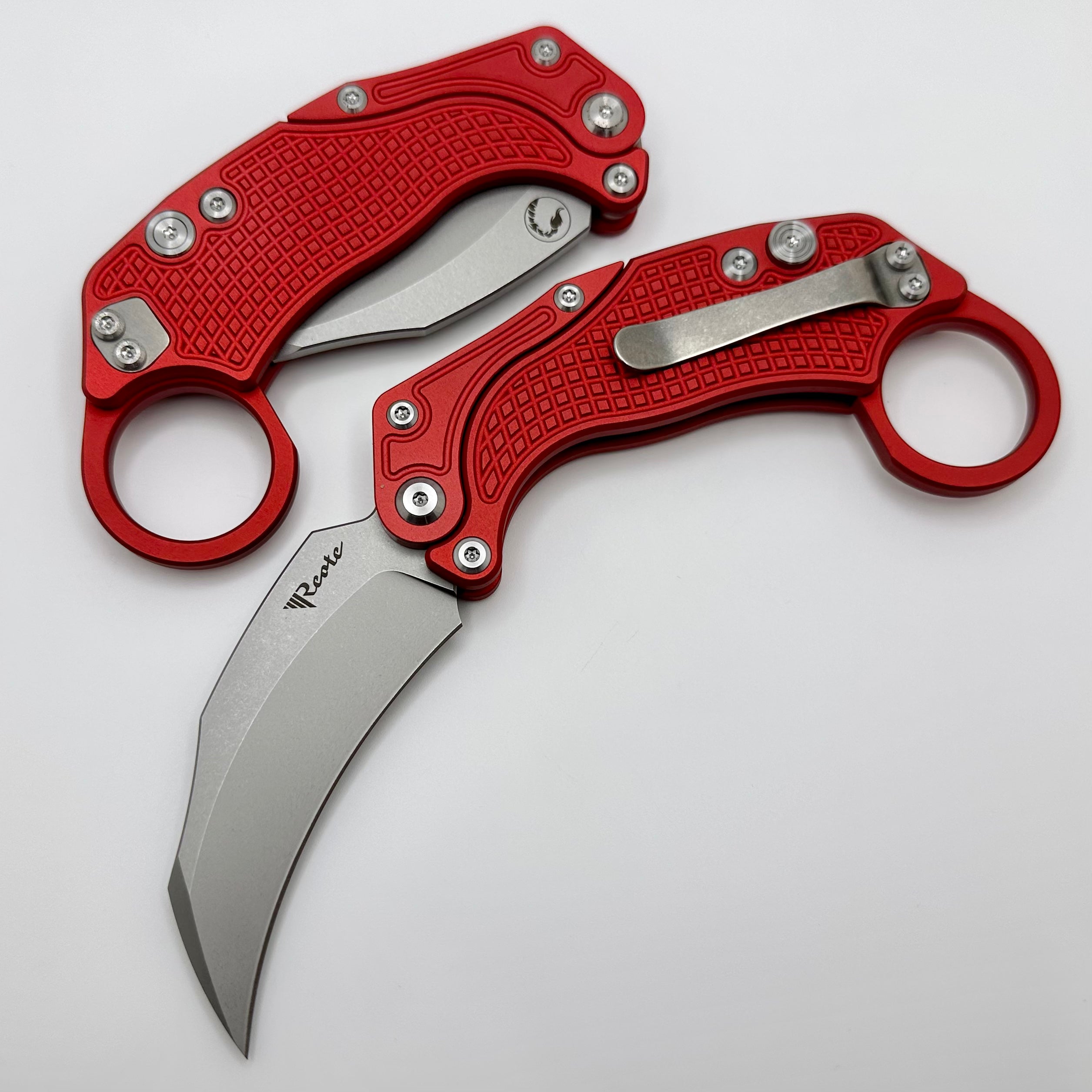 Reate EXO-K Aluminum Oxidized Red w/ Stonewash N690