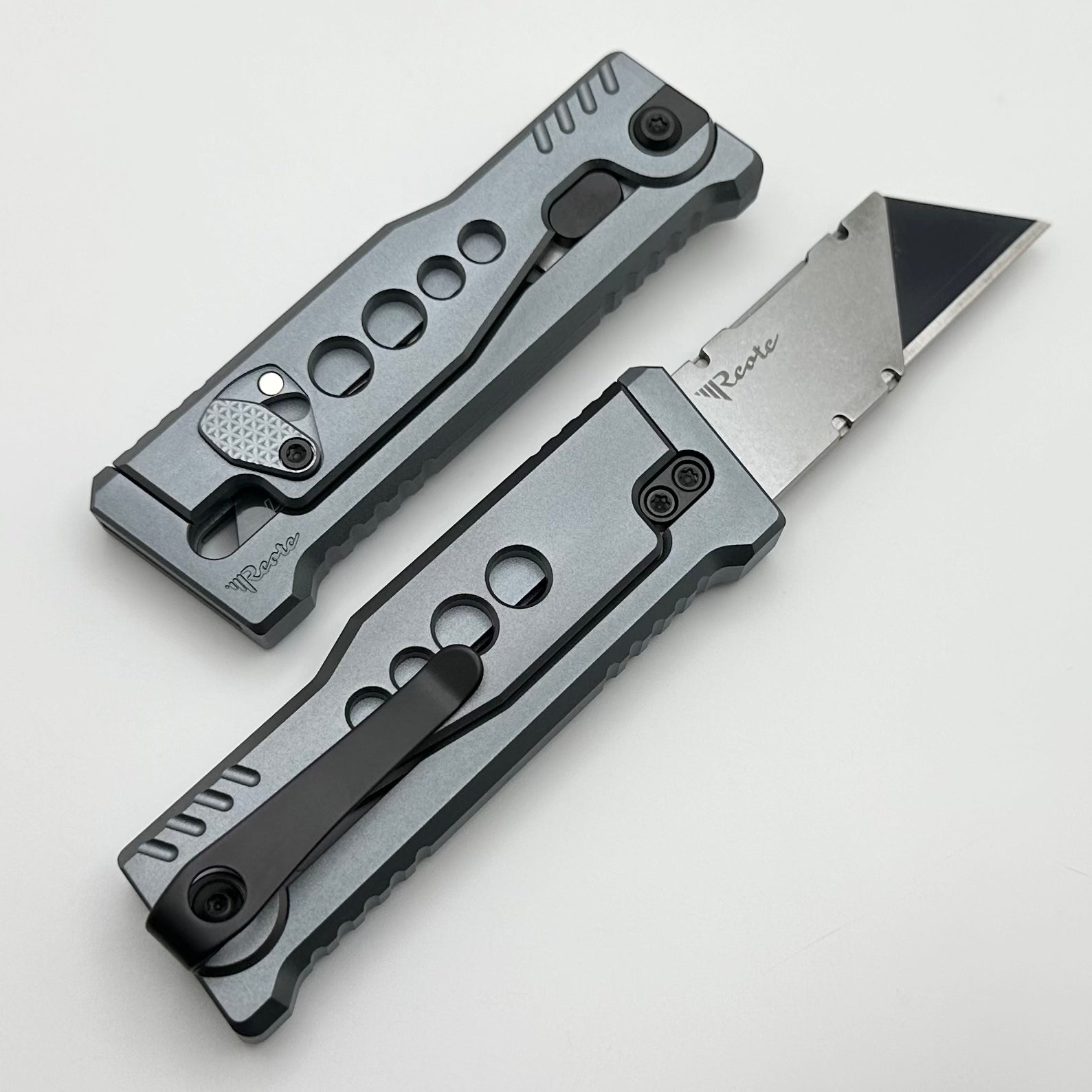 Reate EXO-U Utility Speedhole Silver Aluminum Handle