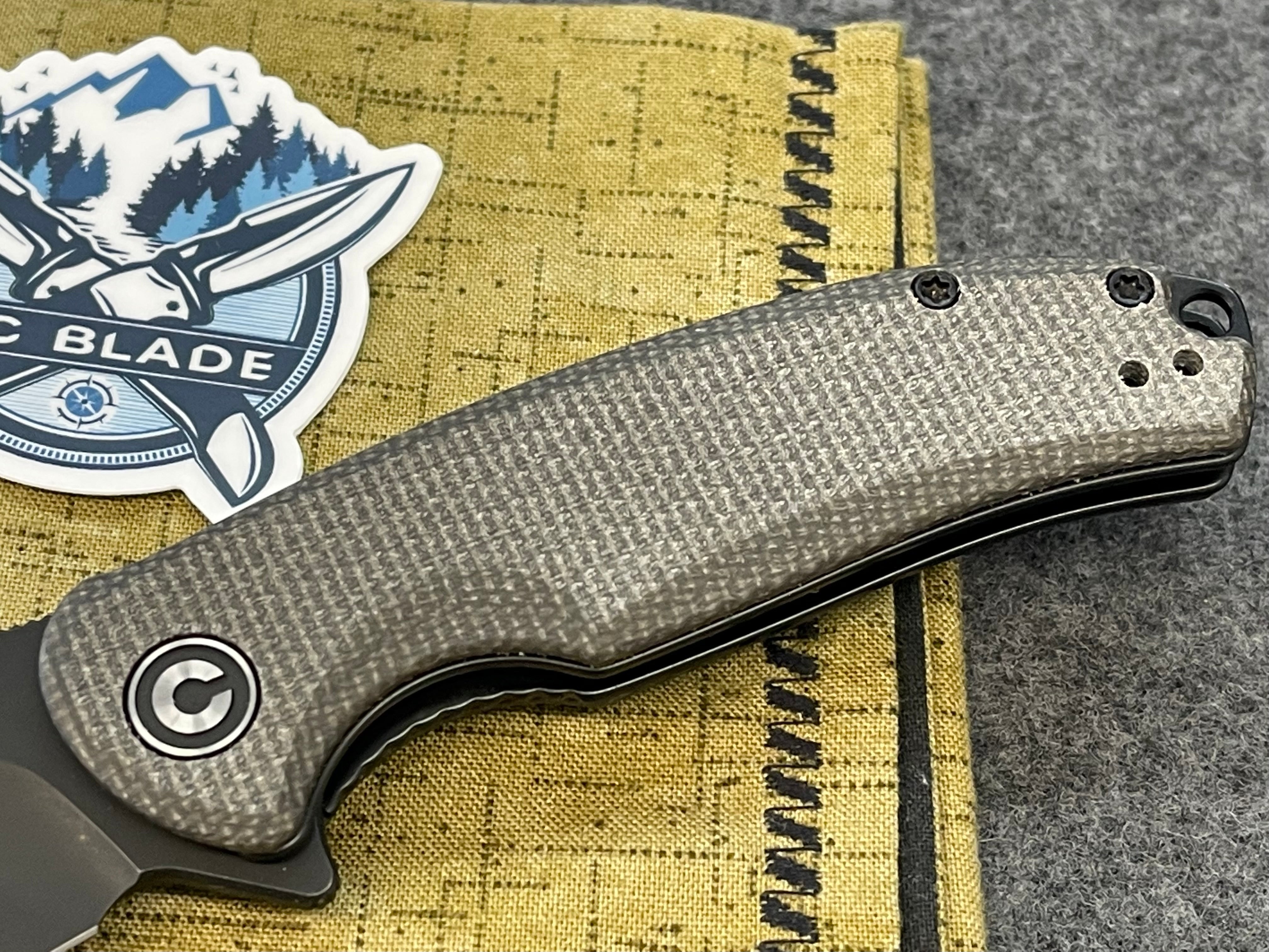 Civivi Pintail Flipper Dark Green Micarta 2020C