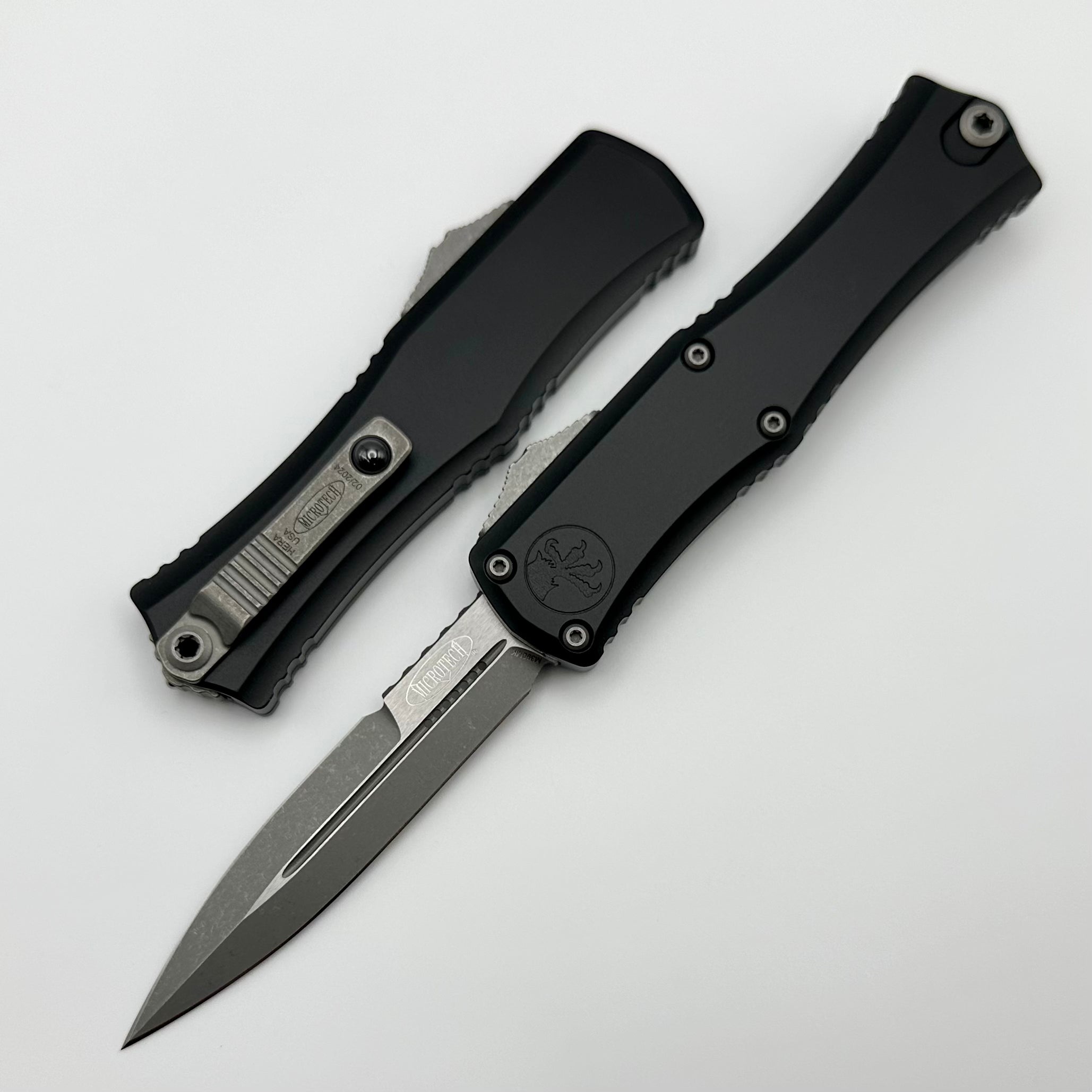 Microtech Knives Mini Hera Apocalyptic Bayonet M390MK w/ Black Handle 1701M-10AP