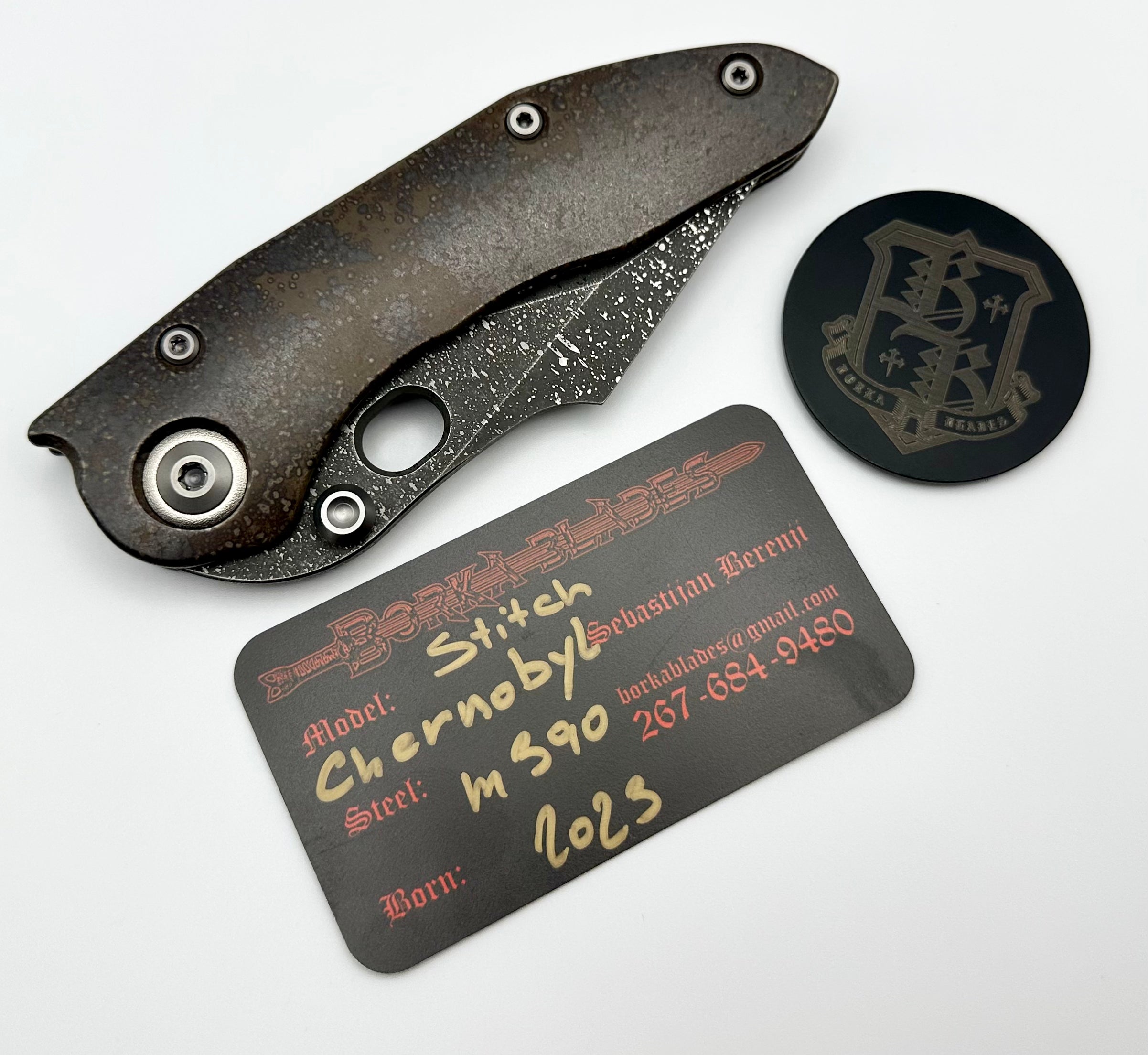 Borka Blades Custom Chernobyl Stitch