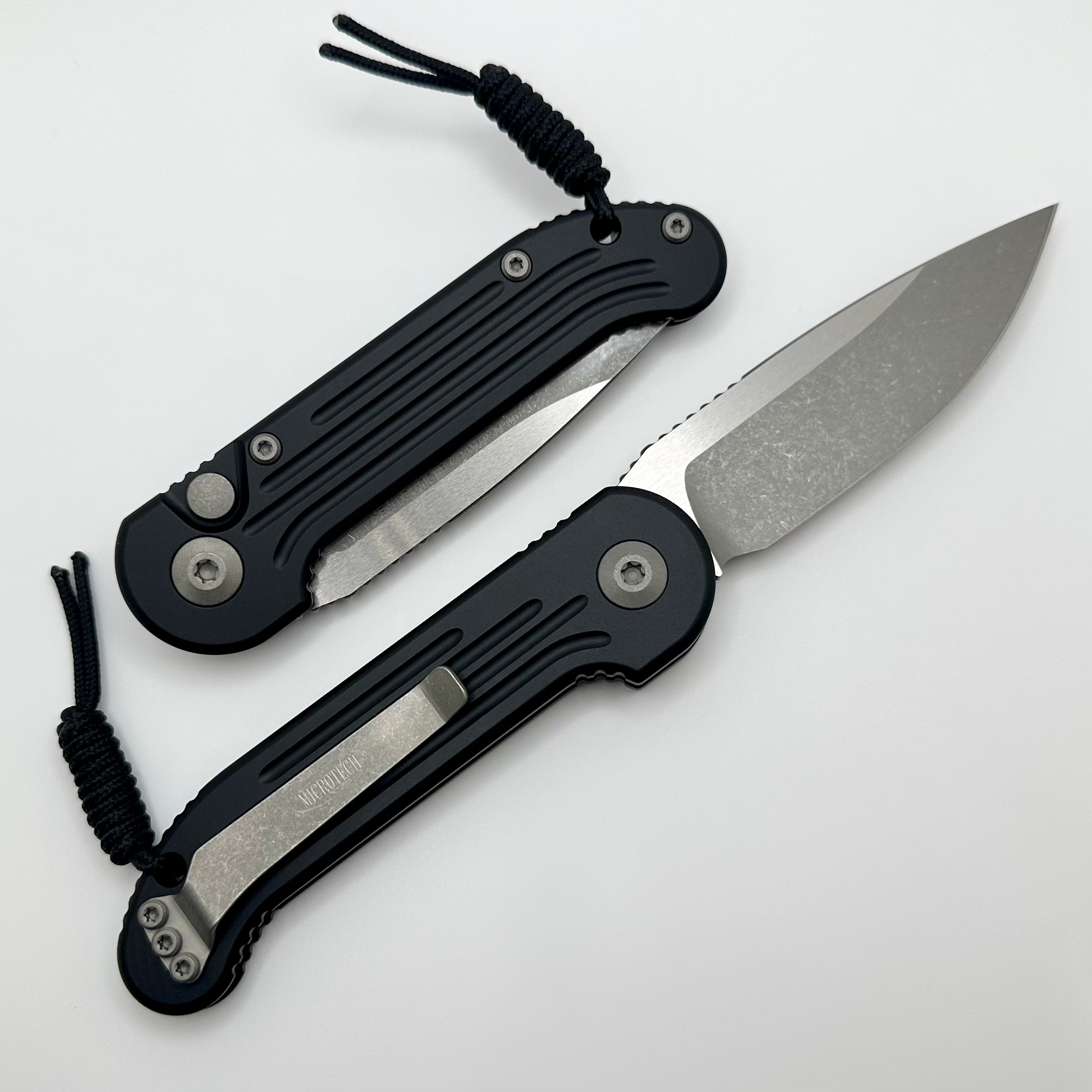 Microtech LUDT Black Apocalyptic Standard w/ Torx Hardware 135-10AP