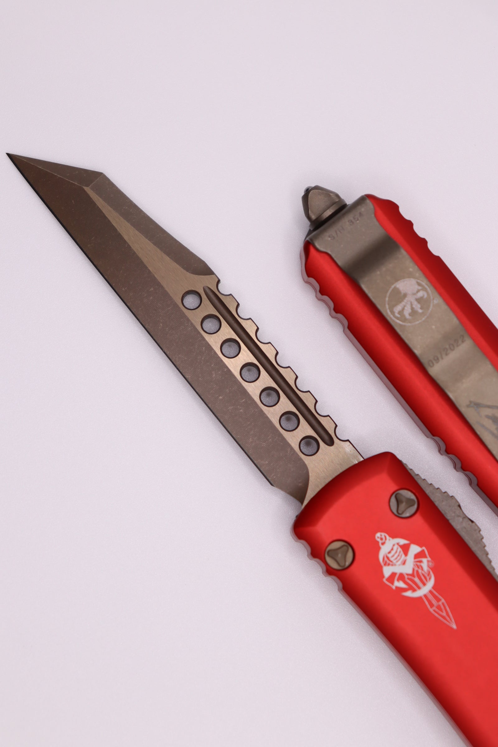 Microtech Ultratech Warhound Apocalyptic Standard & Red 119W-13APRDS