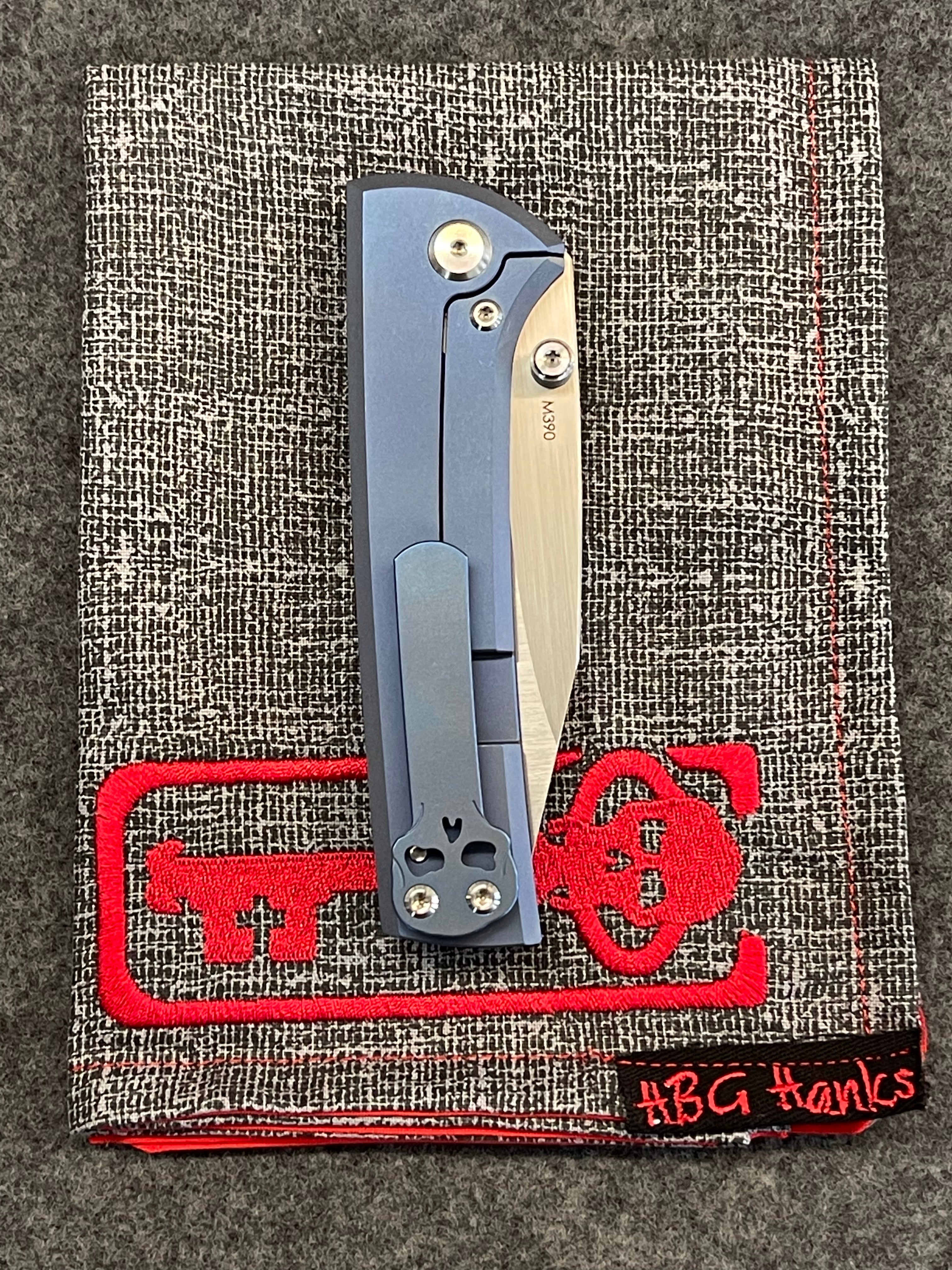 Chaves Scapegoat Exclusive Blue Stonewash Titanium & Belt Grind M390