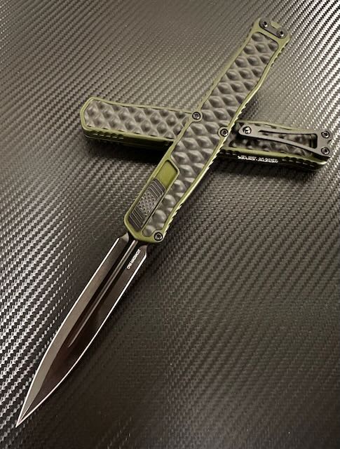 Heretic Knives Cleric II 2 OD Green & DLC Double Edge Magnacut H020-6A-ODGRN