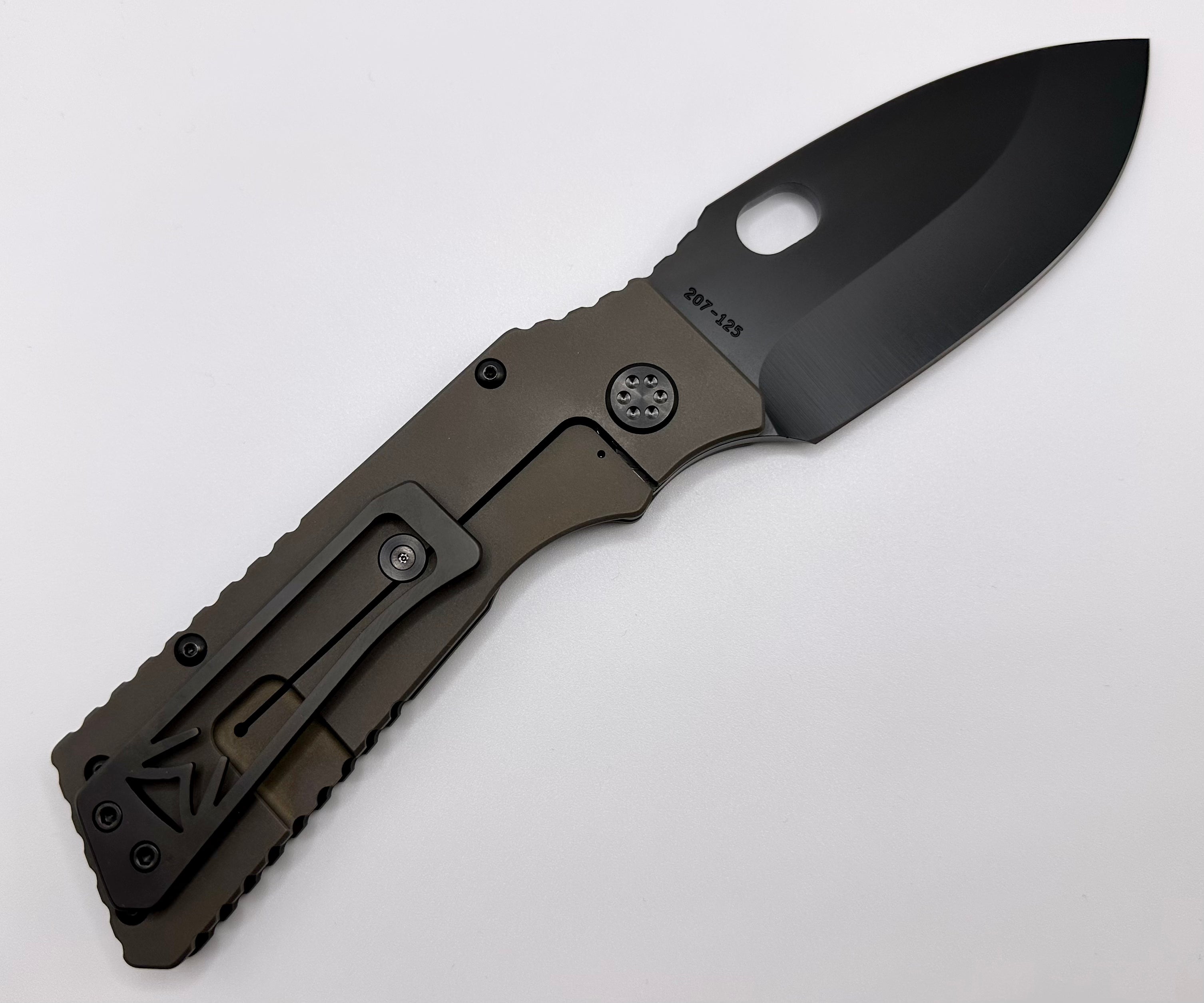 Medford TFF-1 S35VN PVD w/ Bead Blast Bronze Handles & PVD Hardware/Clip