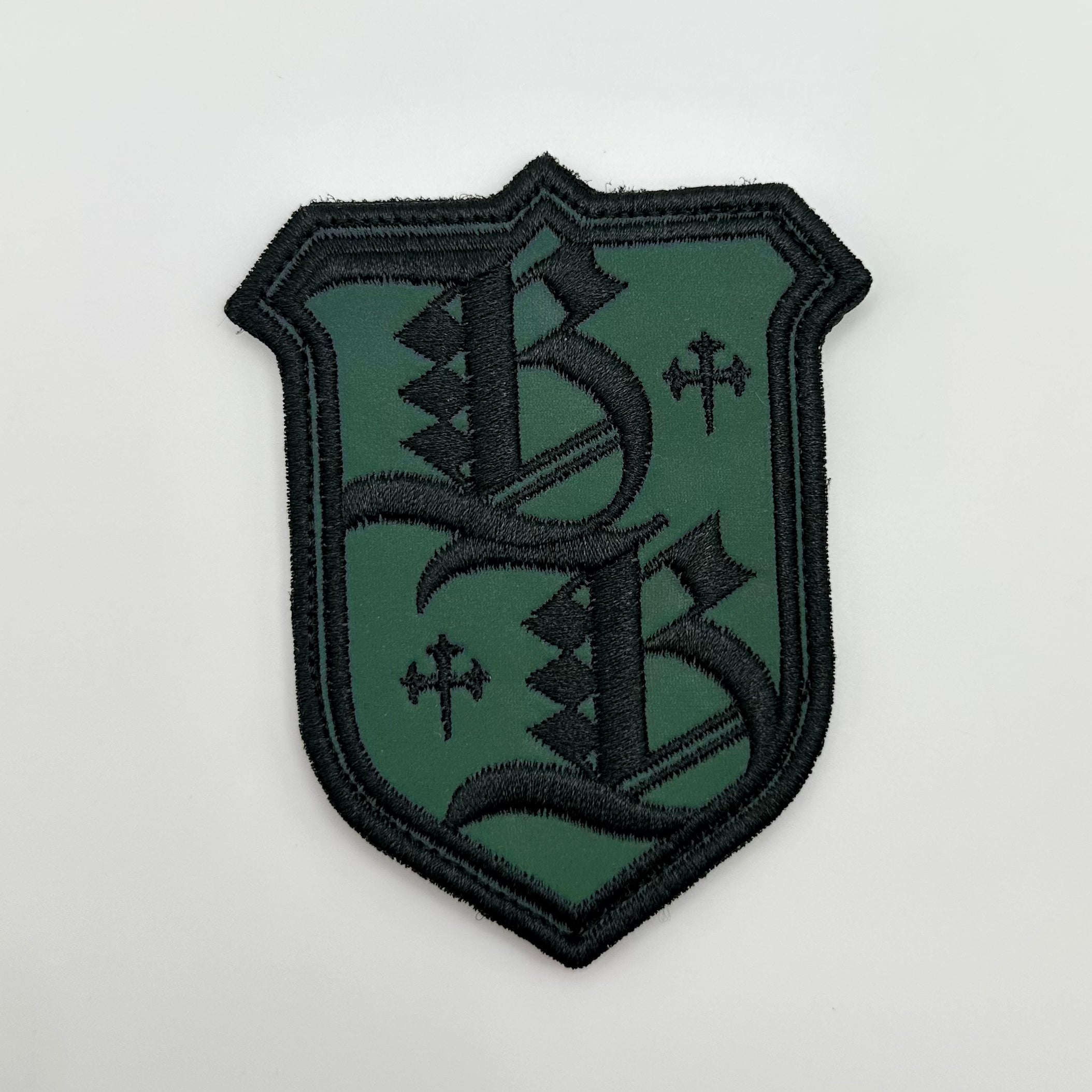 Borka Blades Holographic Crest Velcro Patch