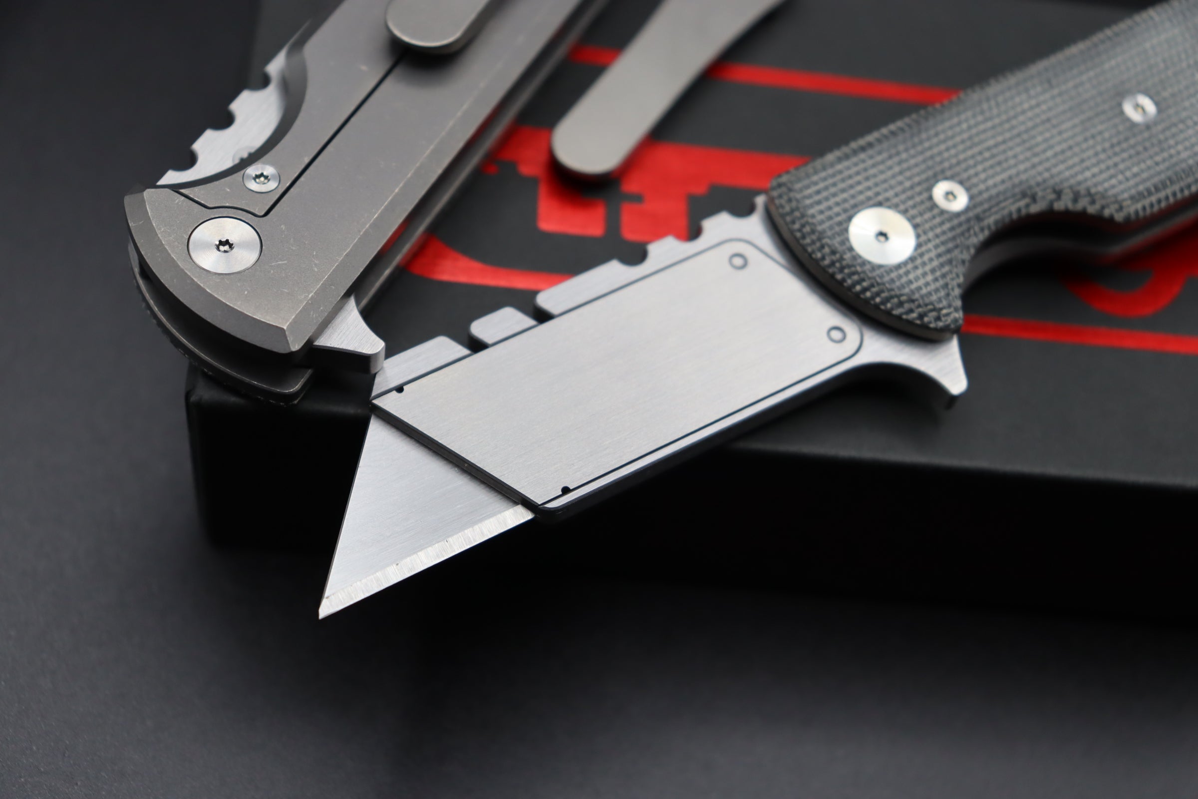 Chaves C.H.U.B CHUB Flipper Black Micarta Framelock