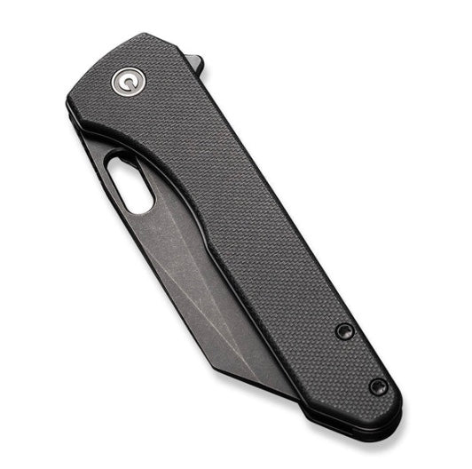 Civivi Nugz Black G-10 Handles w/ Black Stonewash 14C28N C23060-1