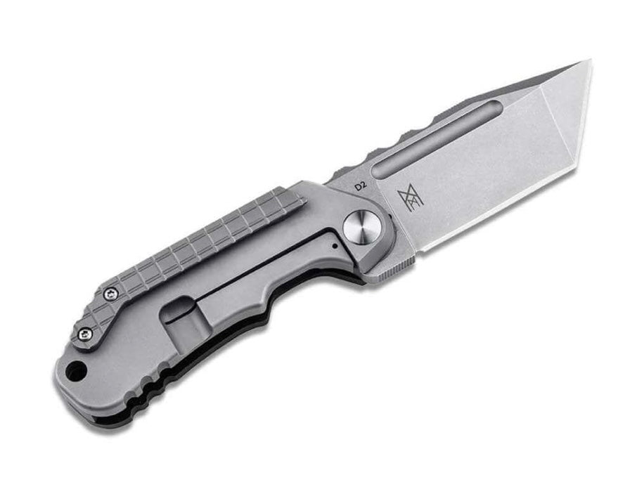 Boker Davlin Tanto D2 & G-10 Stainless Steel Framelock Folder 01BO549