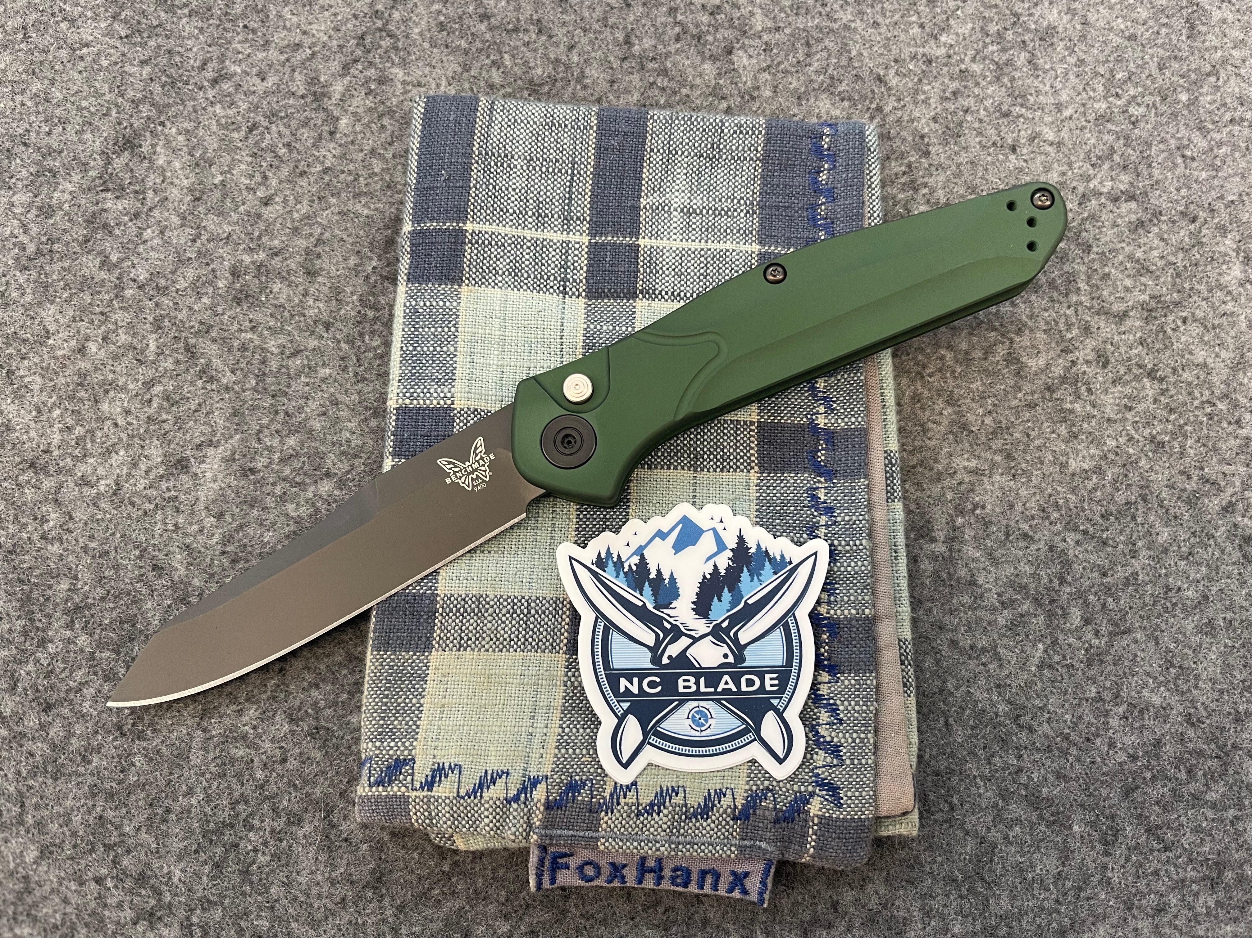 Benchmade Osborne 9400BK Green & Black S30V