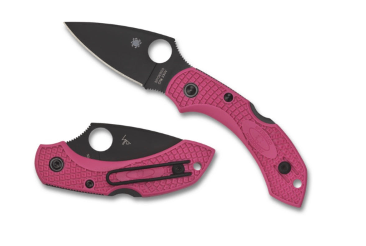 Spyderco Knives Dragonfly 2 FRN Pink & Black CPM-S30V C28FPNS30VBK2