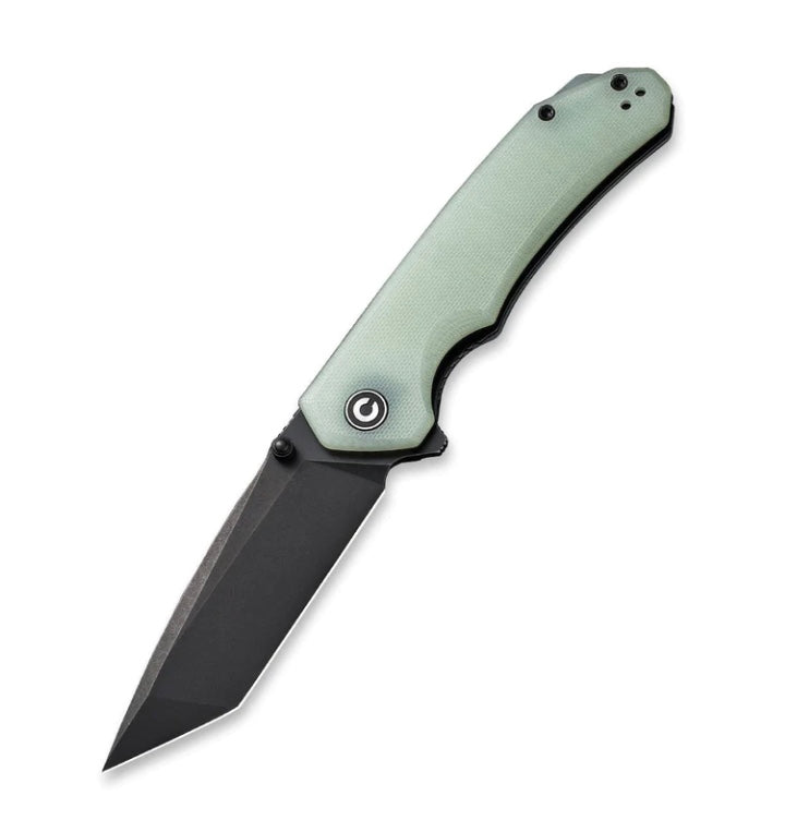 Civivi Brazen Flipper Jade Natural G-10 &  Black Tanto D2 C2023E