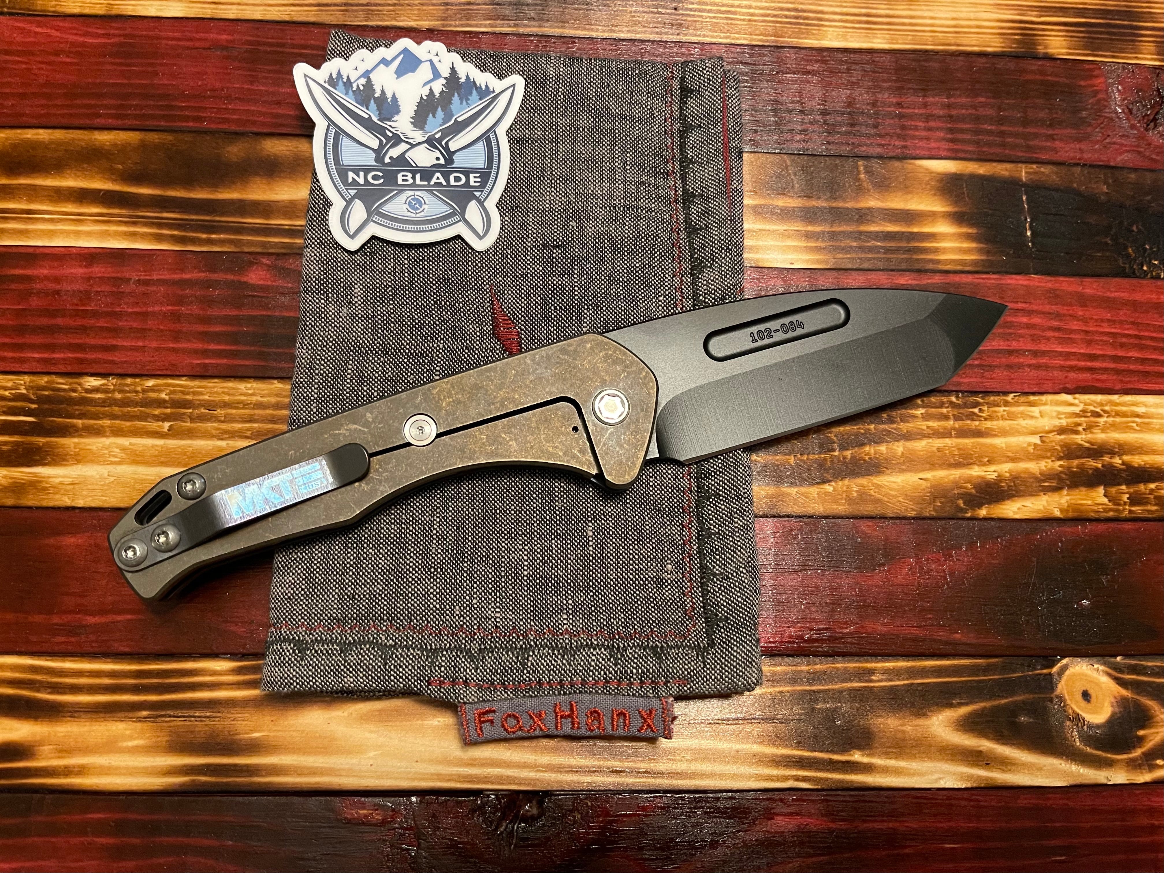 Medford Praetorian Slim Tanto PVD S35VN Flamed Bronze