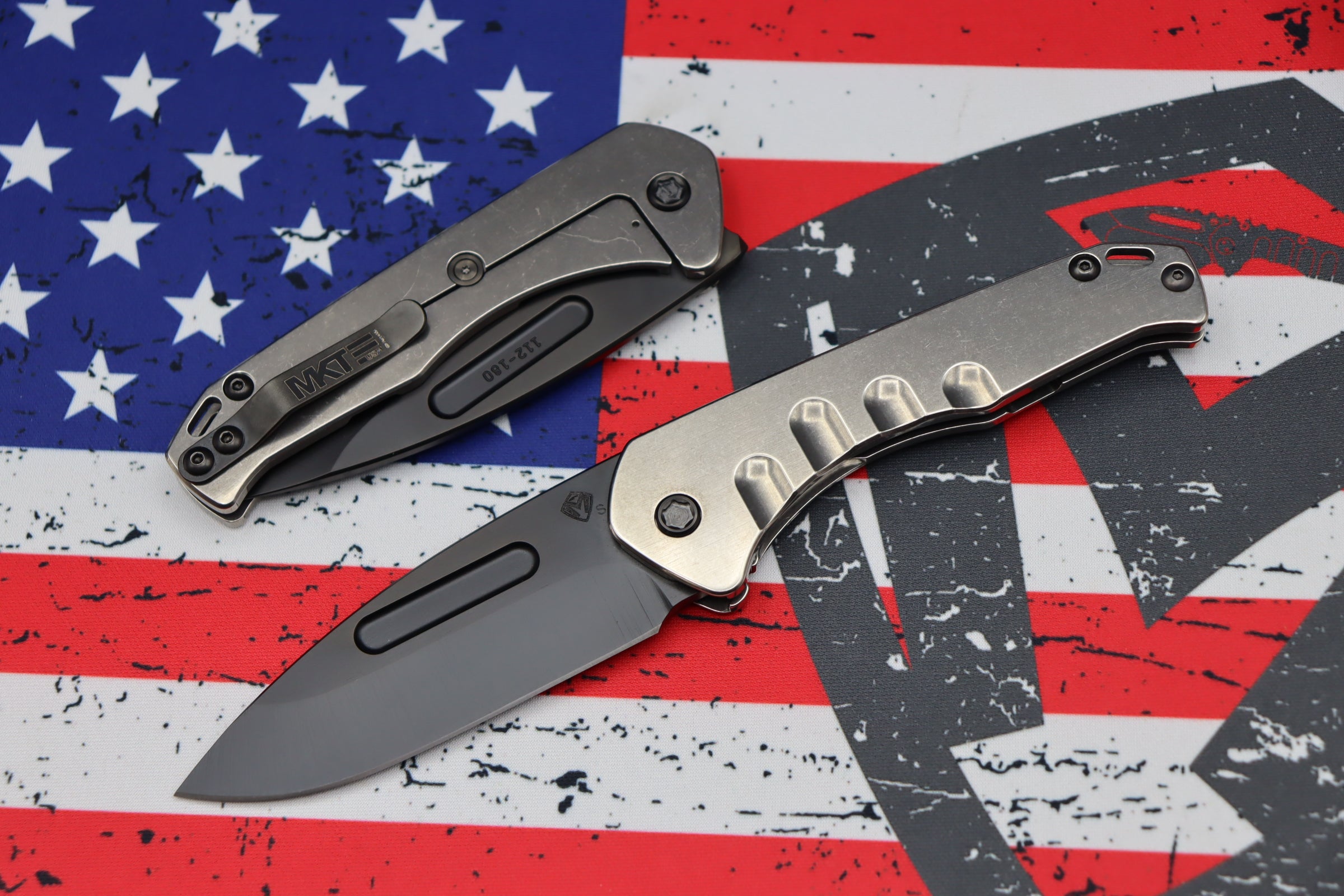 Medford Praetorian Slim PVD S35VN Drop Point & Tumbled Handle