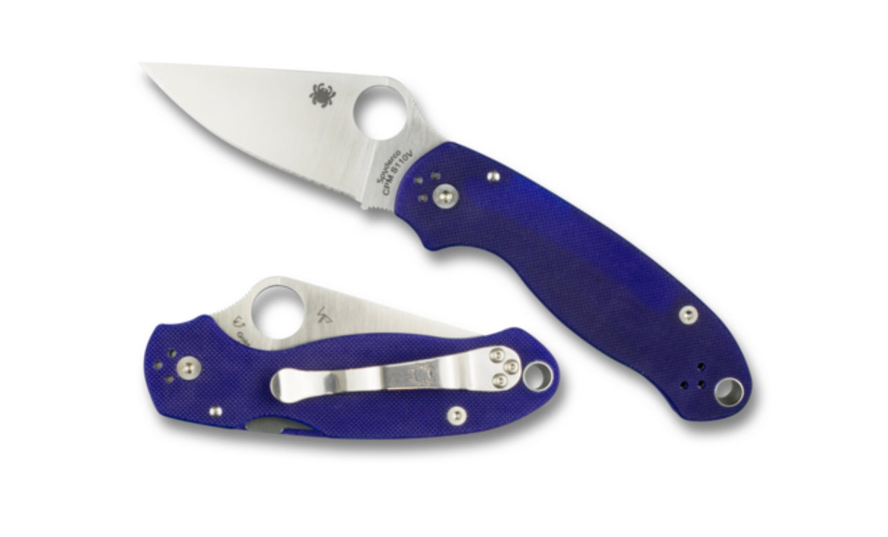 Spyderco Para 3 S110V Dark Blue C223GPDBL