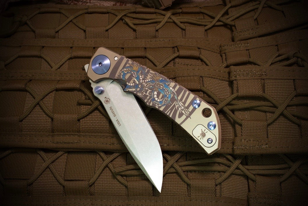 Spartan Blades Harsey Folder 2022 Special Edition Dragon