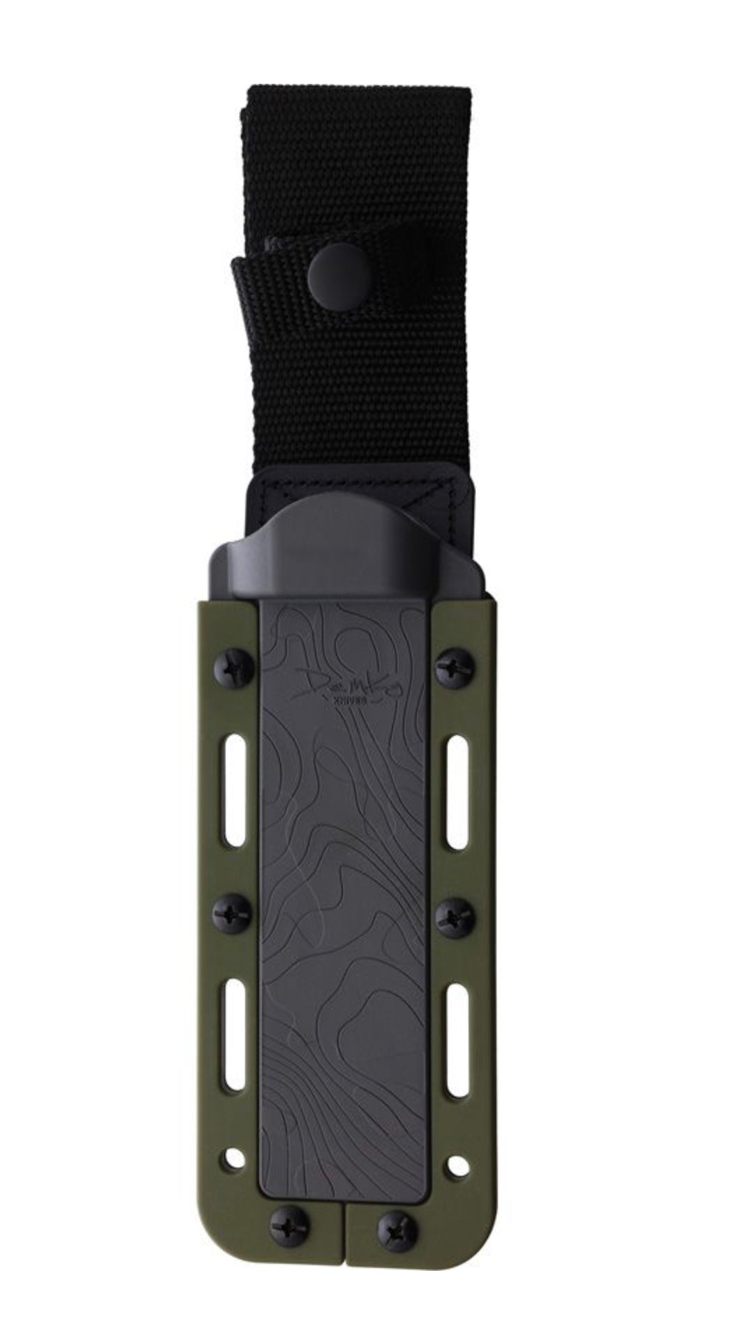 Demko FreeReign Tanto AUS10A & OD Green Rubberized Handle FR-10A-TOD