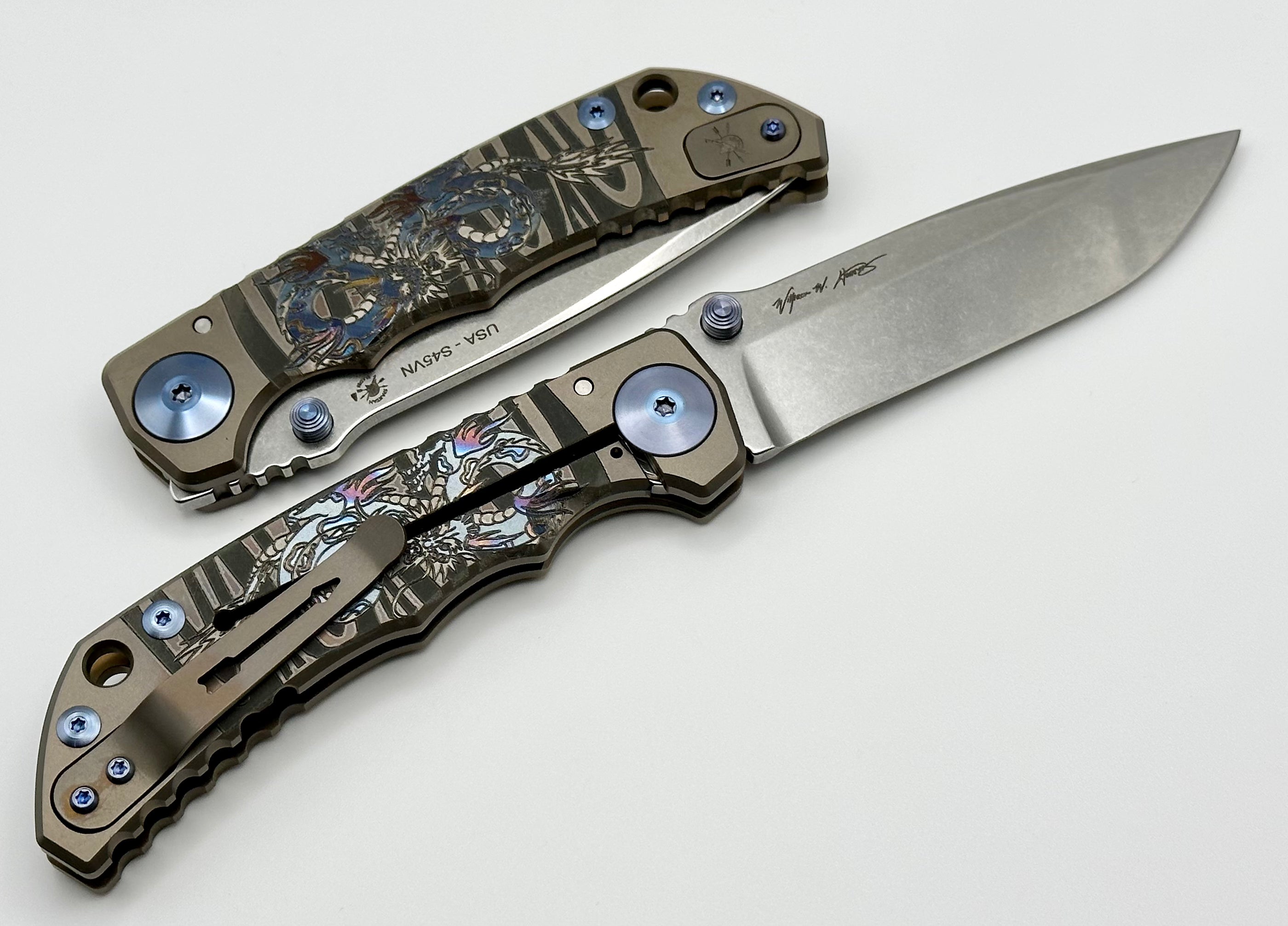 Spartan Blades Harsey Folder 2022 Special Edition Dragon