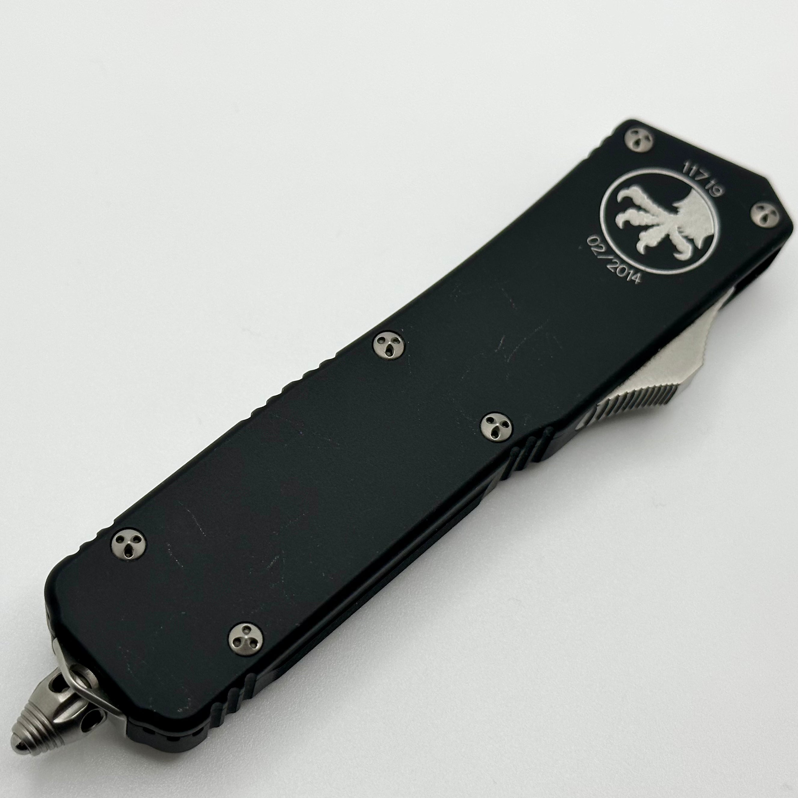 Microtech Scarab Executive Single Edge Black Standard 176-1 PRE OWNED