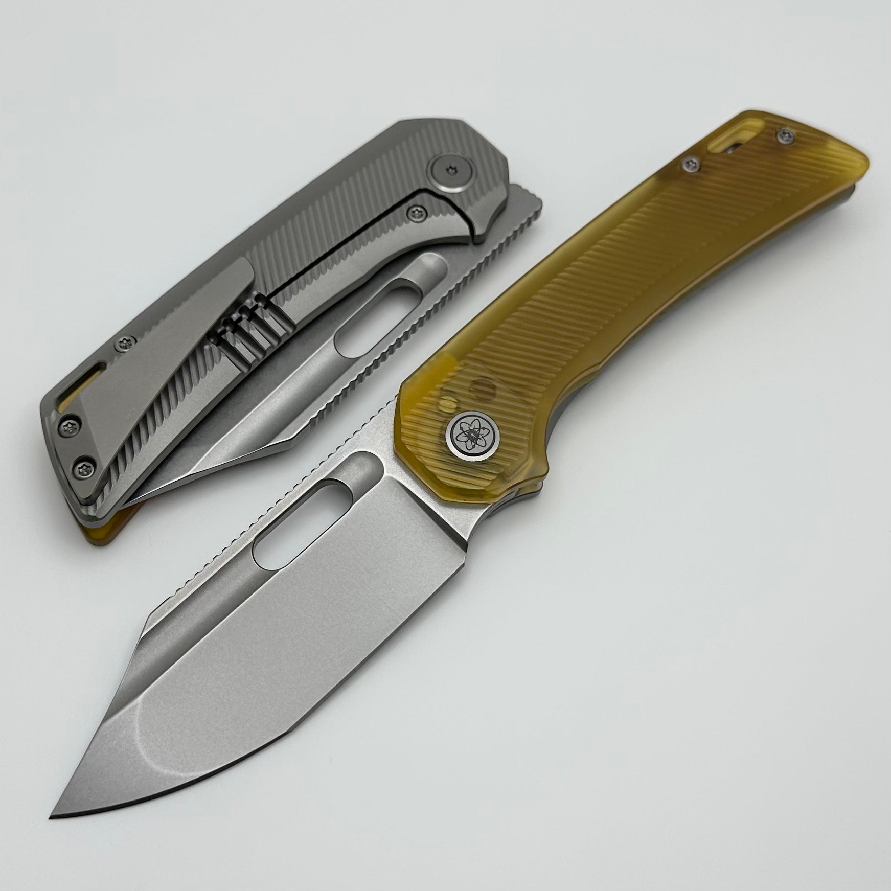 EMP EDC Relative Bowie Milled Ultem/Titanium Handles & Stonewash MagnaCut Special Edition