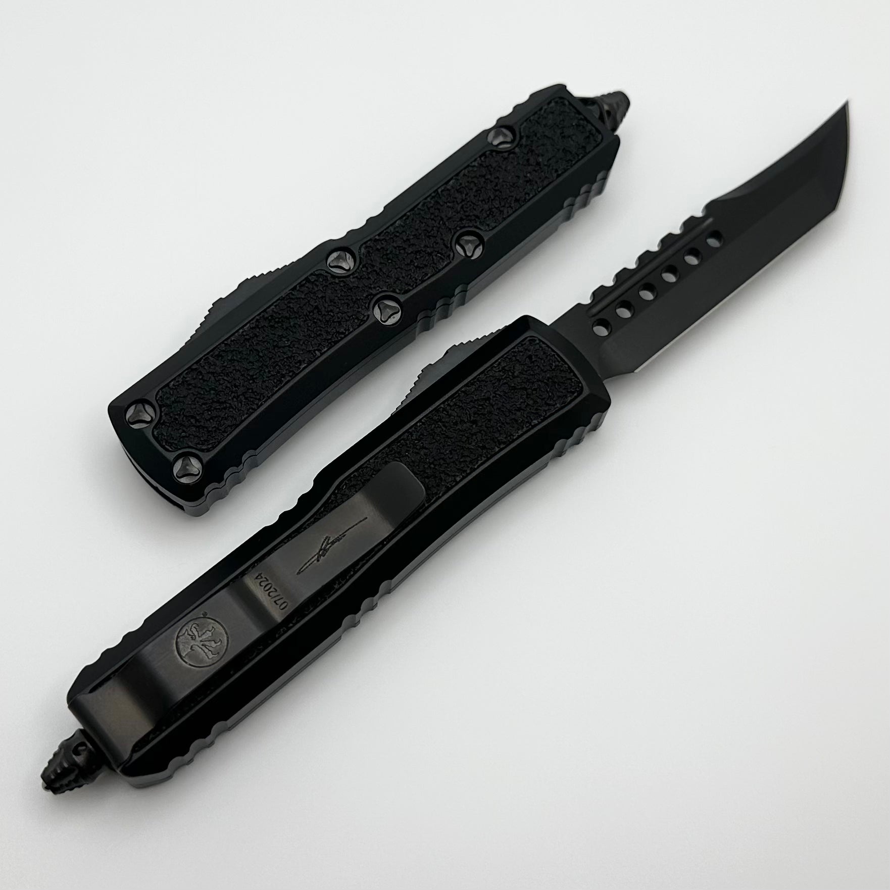 Microtech Daytona Hellhound DLC Shadow Signature Series 126H-1DLCTSH