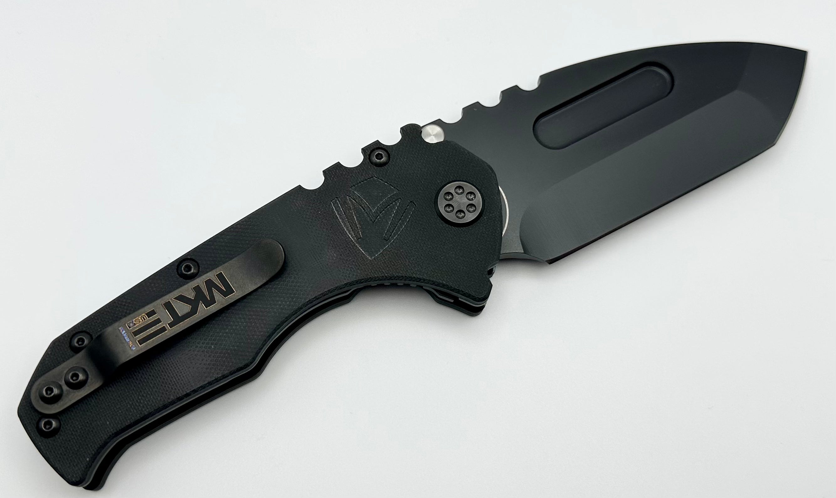 Medford Scout Praetorian Black G10 & D2 PVD Tanto