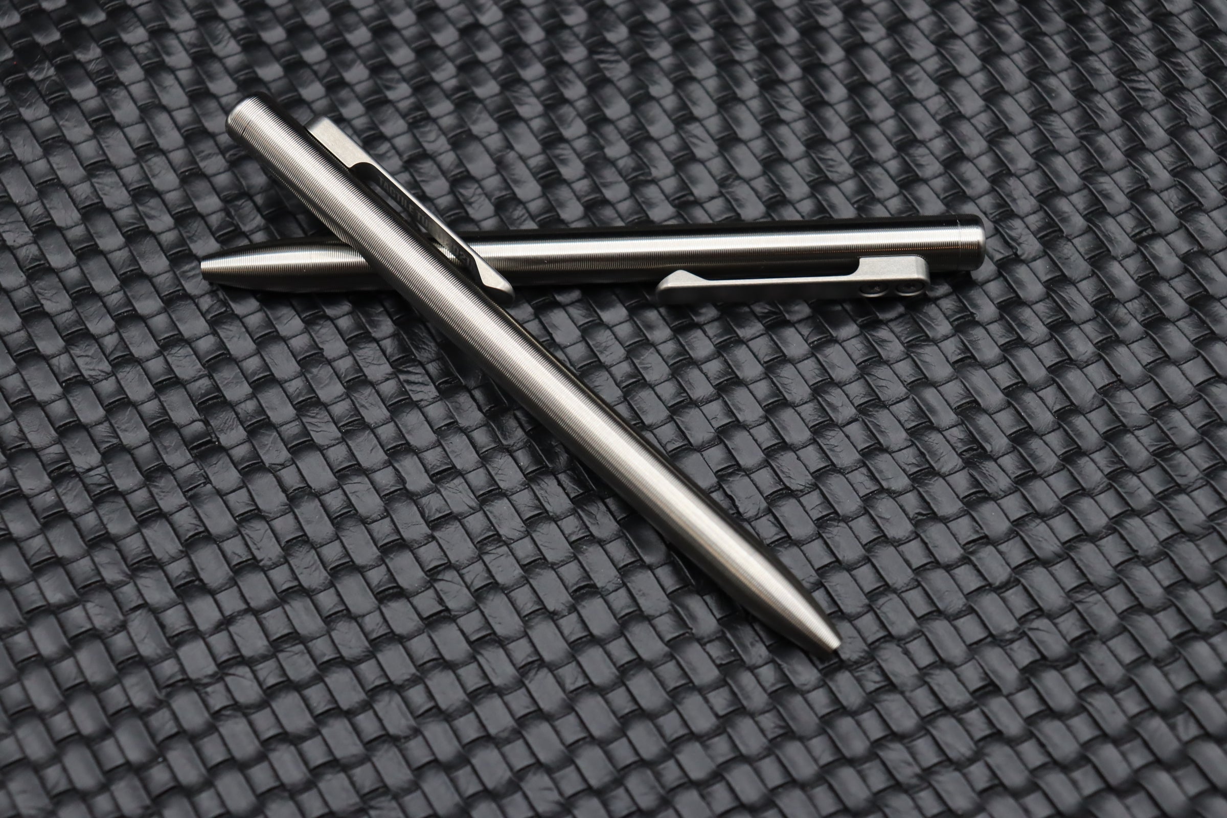 Tactile Turn Titanium Slim Bolt Action Short(5.1”) Pen