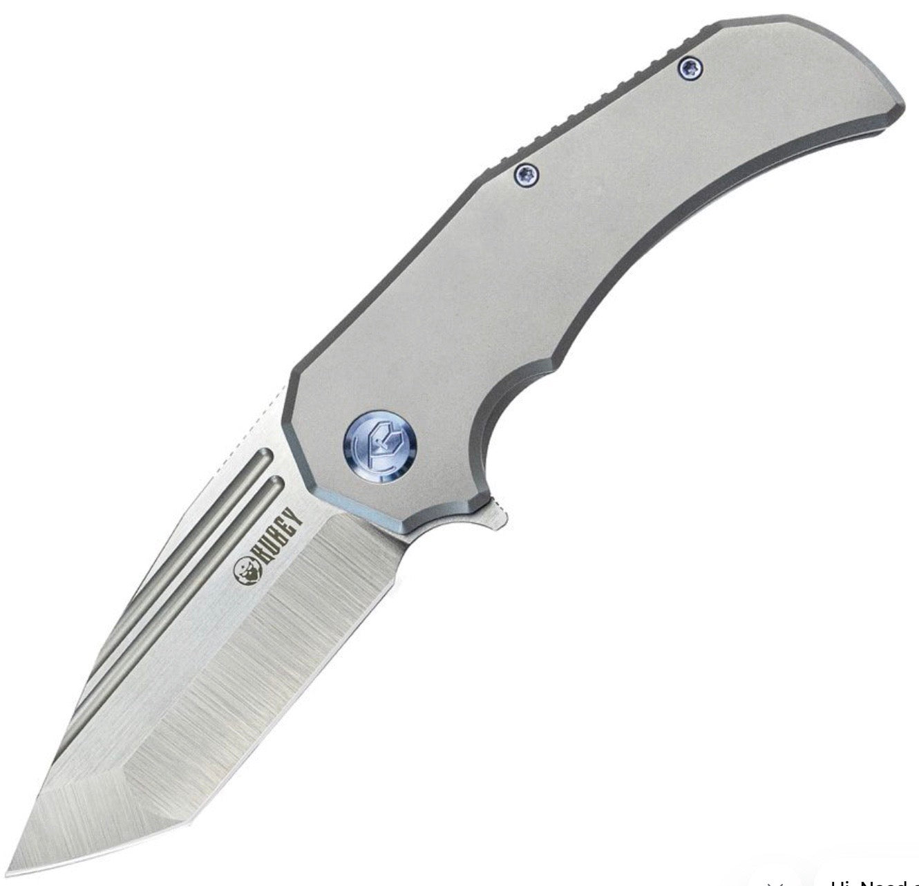 Kubey Bravo One Titanium Handle & M390 Blade KB366A