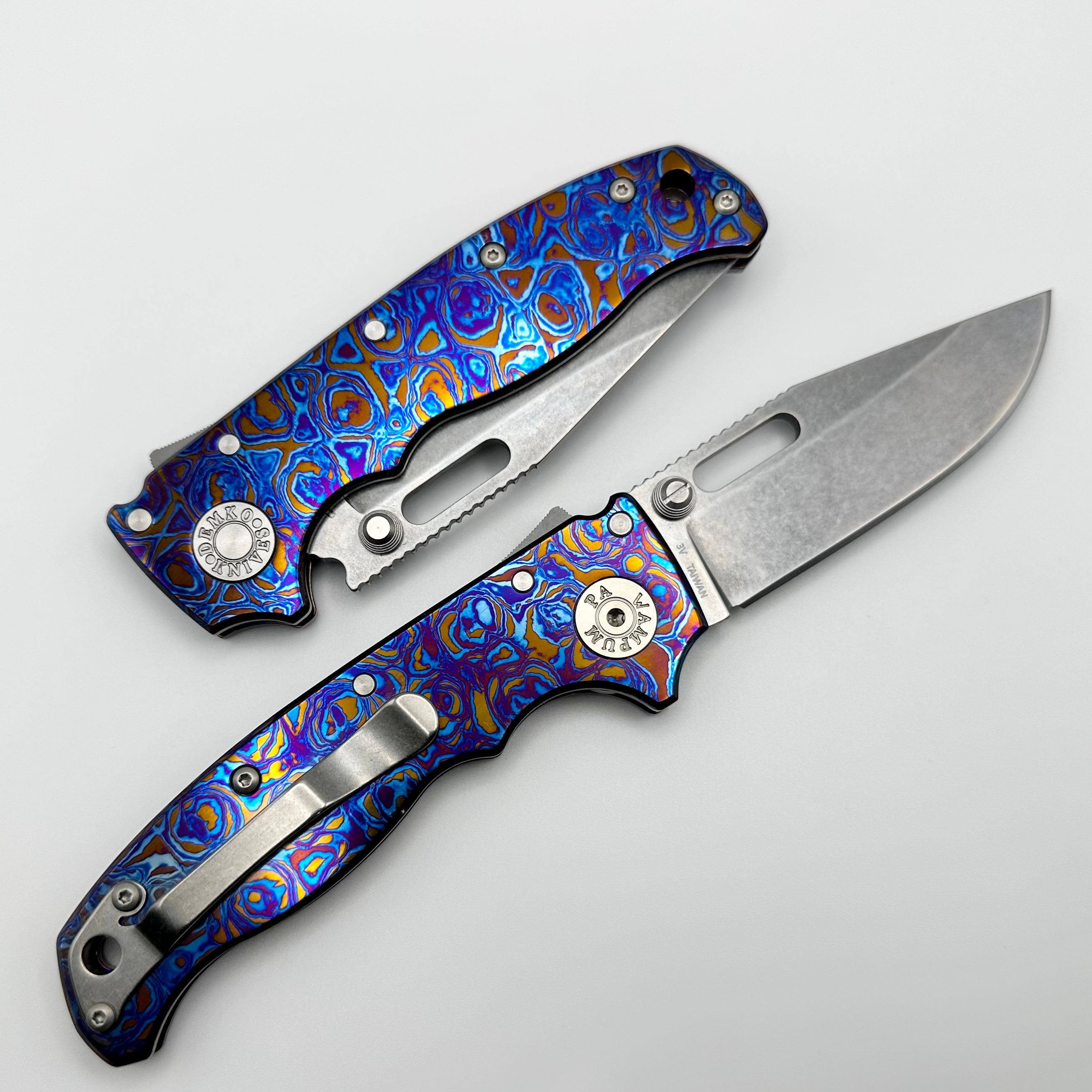 Demko AD20.5 3V Clip Point & Timascus