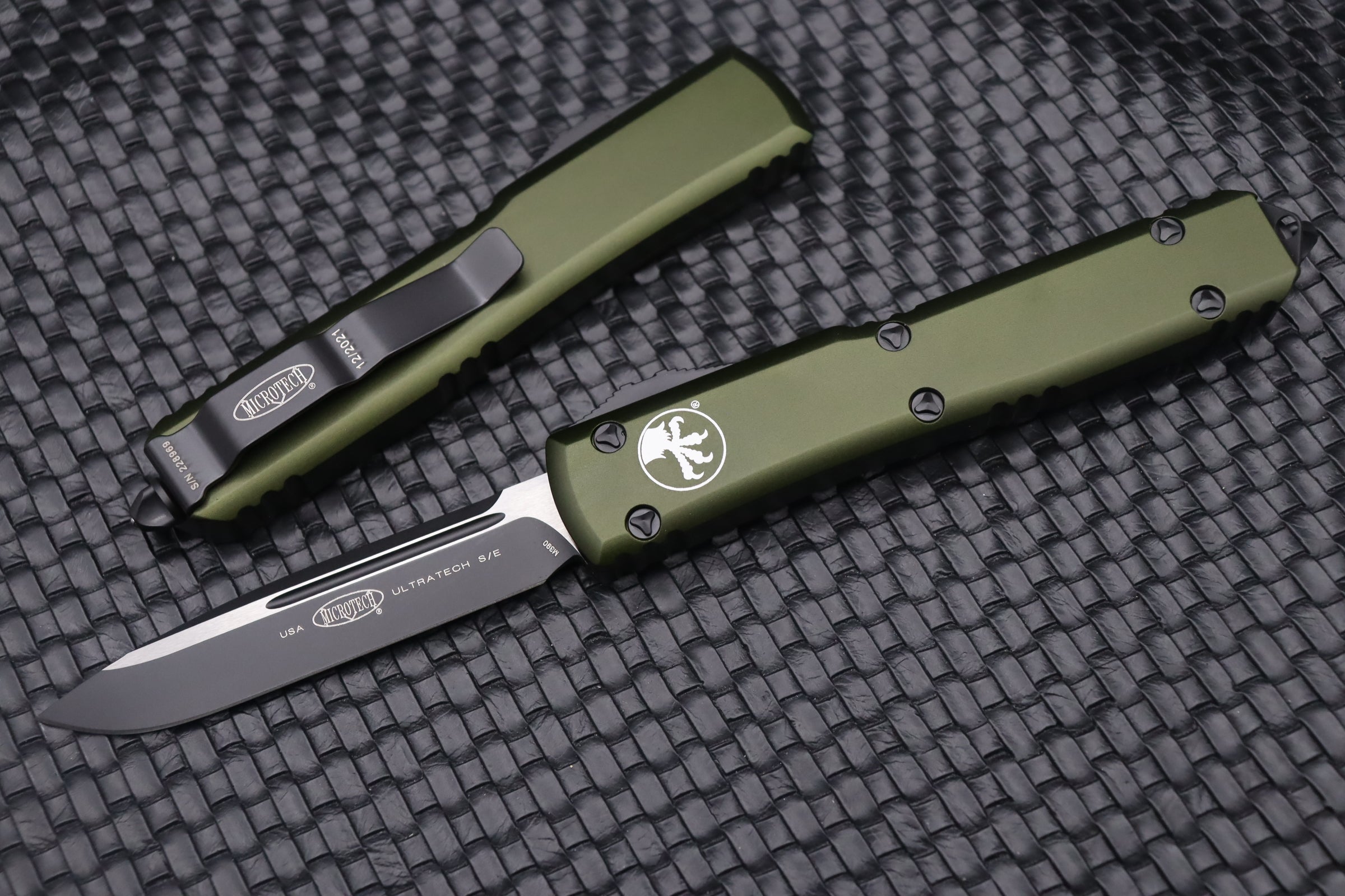 Microtech Ultratech S/E OD Green Standard 121-1OD