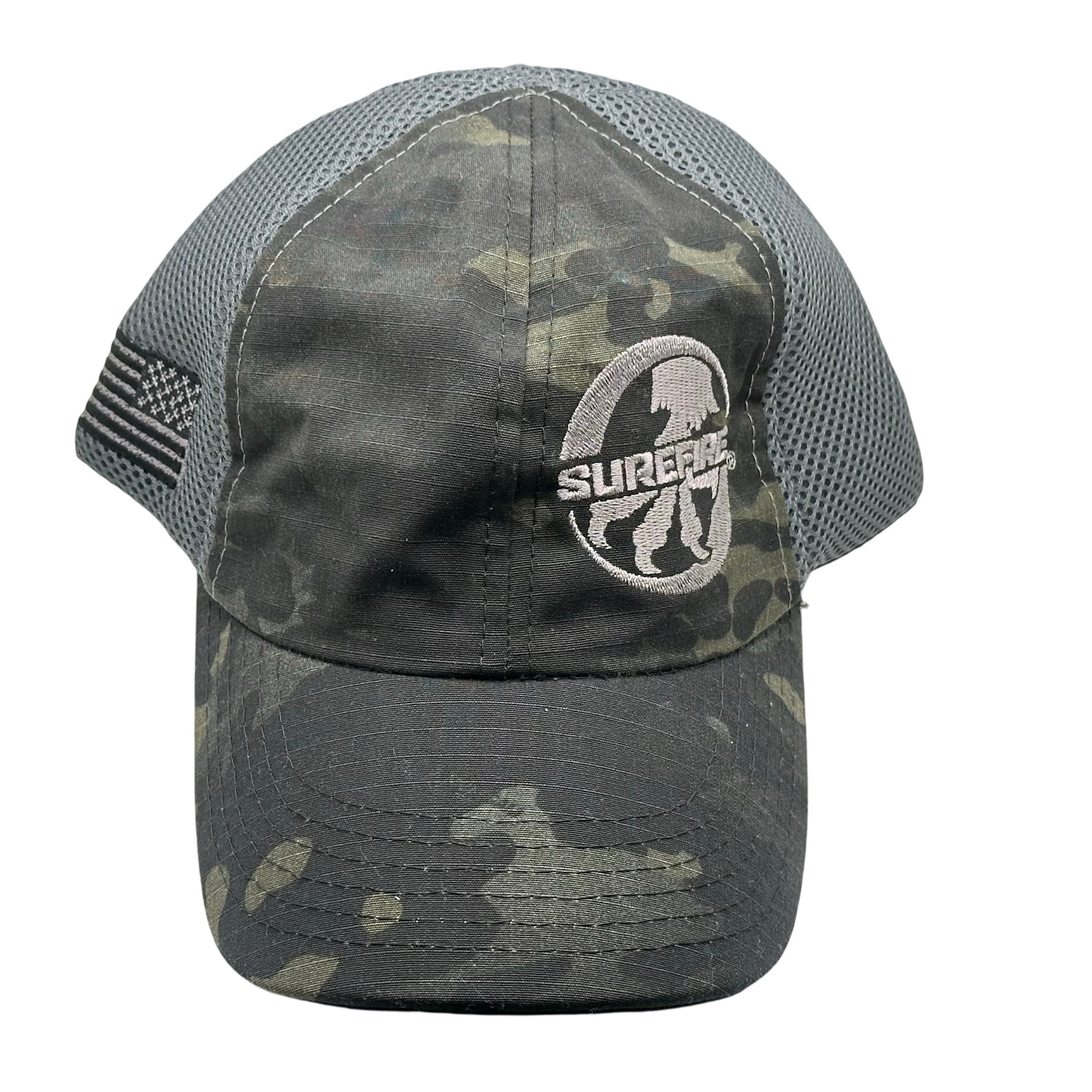 Microtech Surefire Collaboration Offset Logo Nine Line Apparel Gray Camo Hat