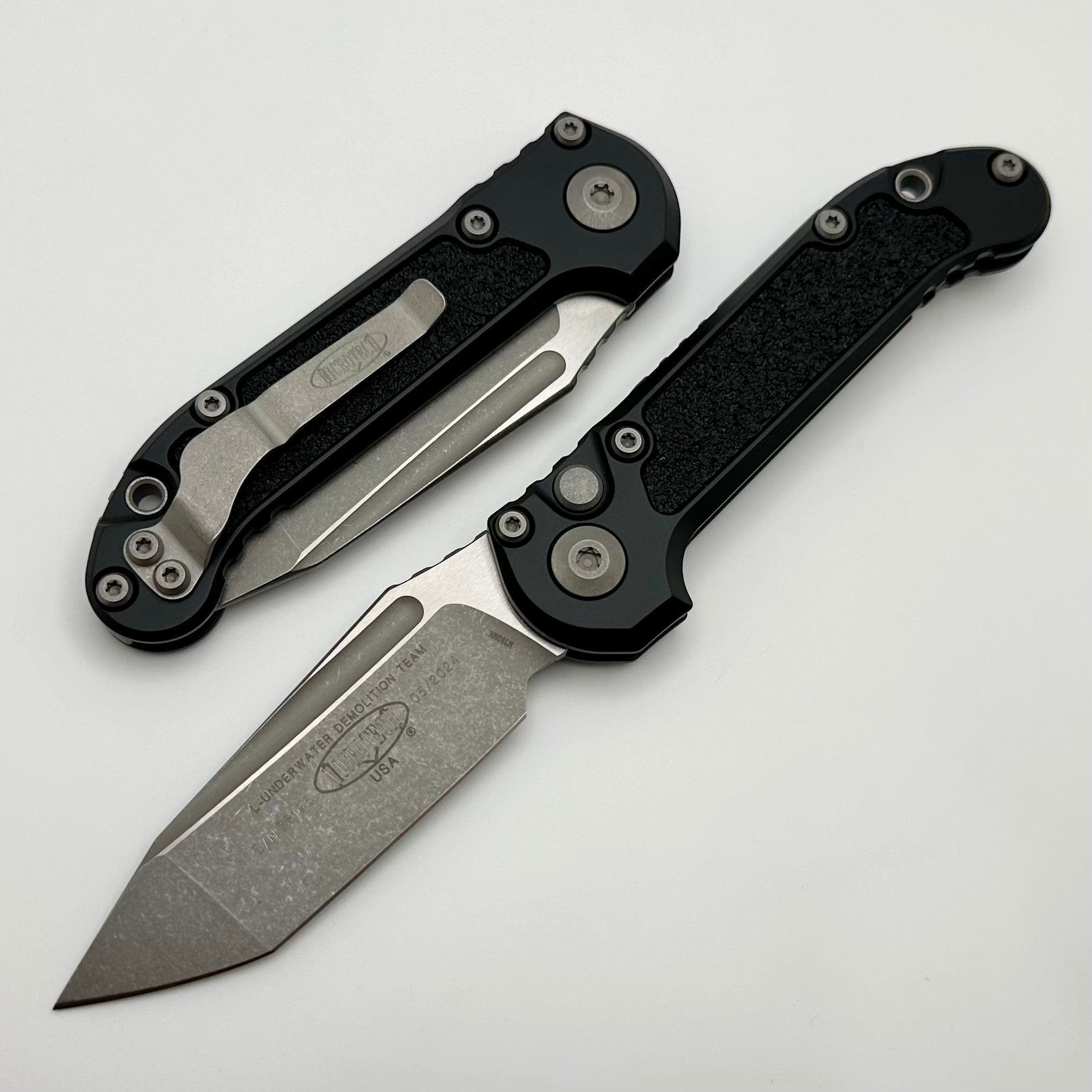 Microtech Knives LUDT Gen III Apocalyptic Tanto w/ Black Handle 1136-10AP