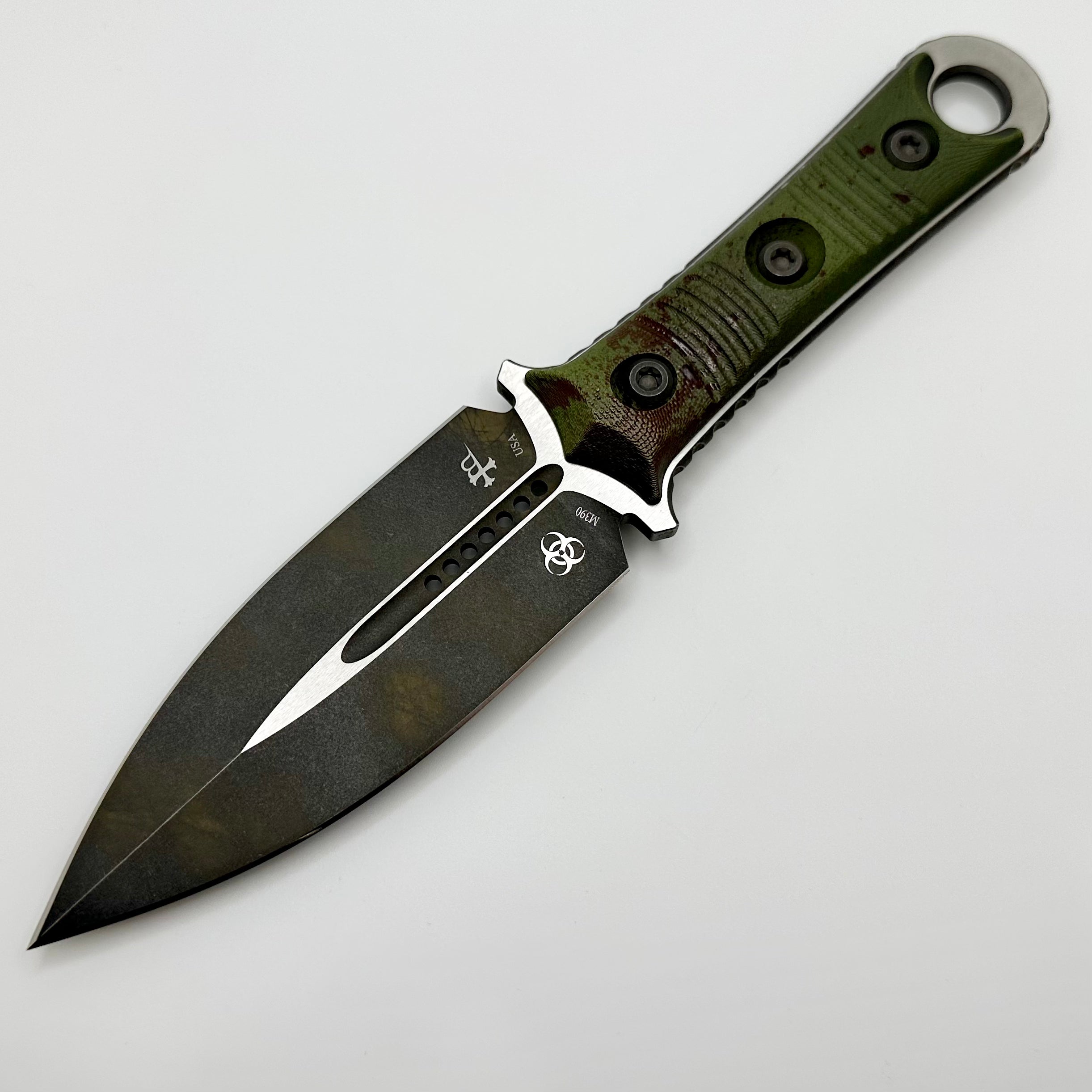 Microtech Borka SBD Outbreak Fixed Blade Signature Series 201-1OBS ONE PER HOUSEHOLD