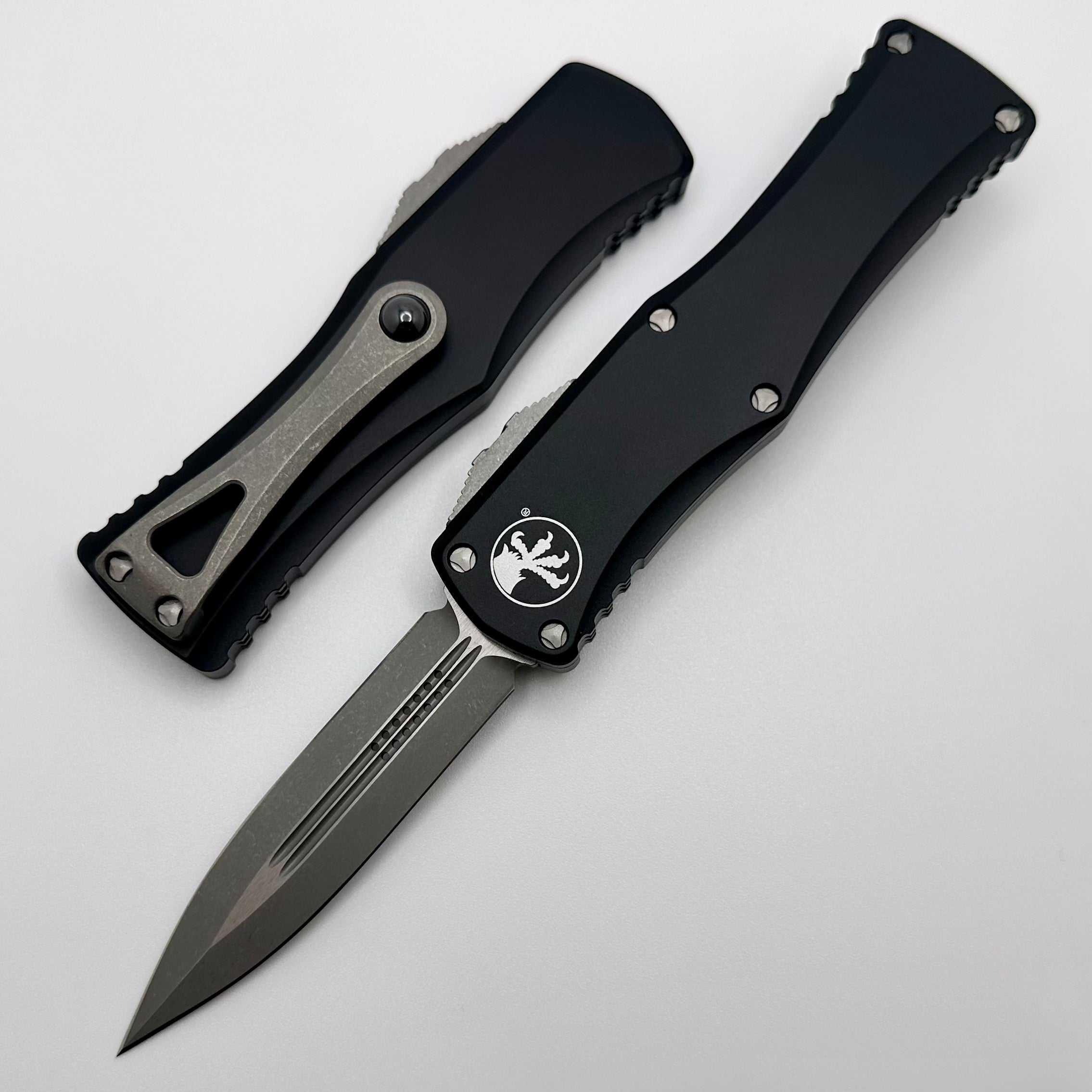 Microtech Hera Double Edge Apocalyptic Standard & Black 702-10AP