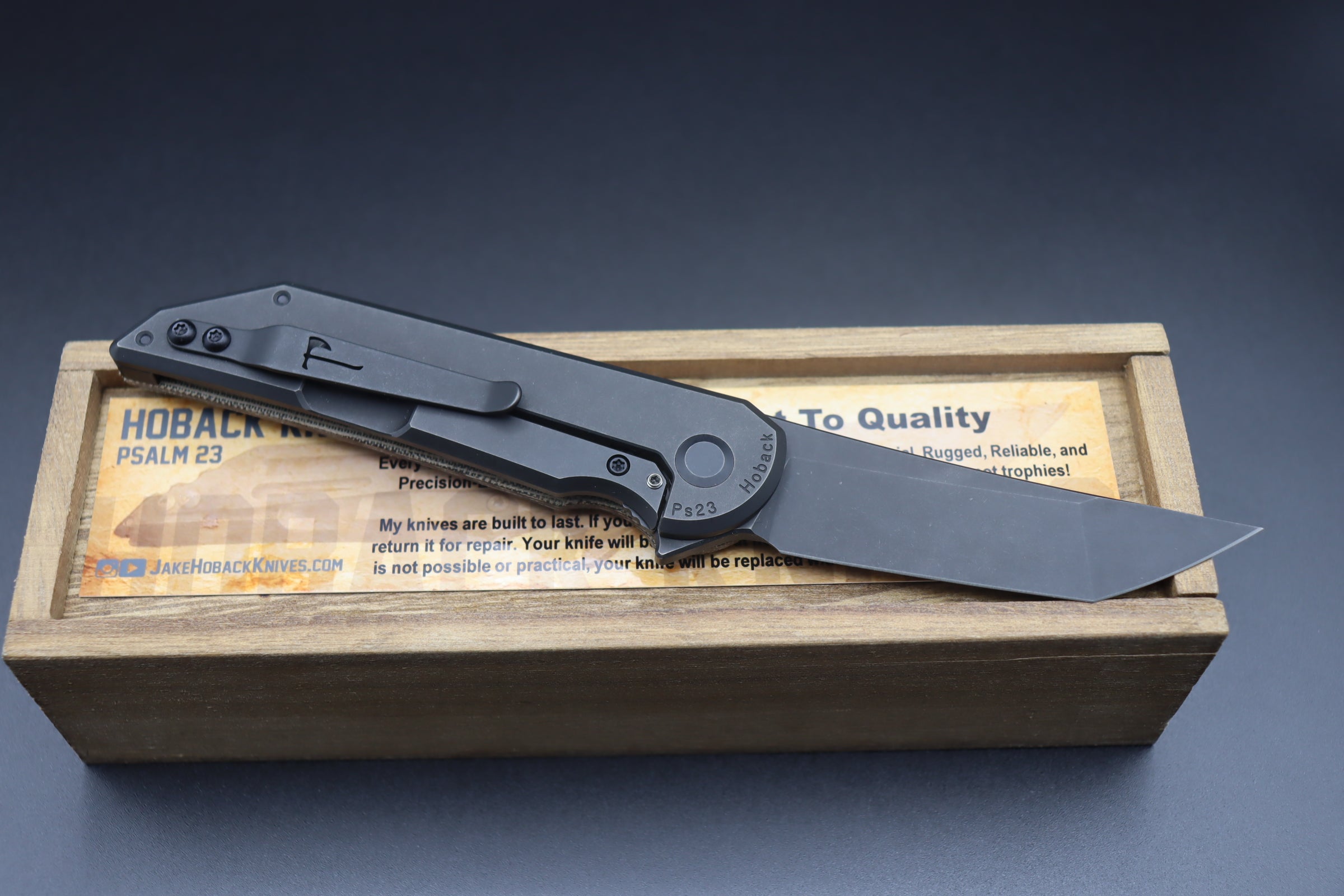 Jake Hoback OD Green Micarta & DLC Radford