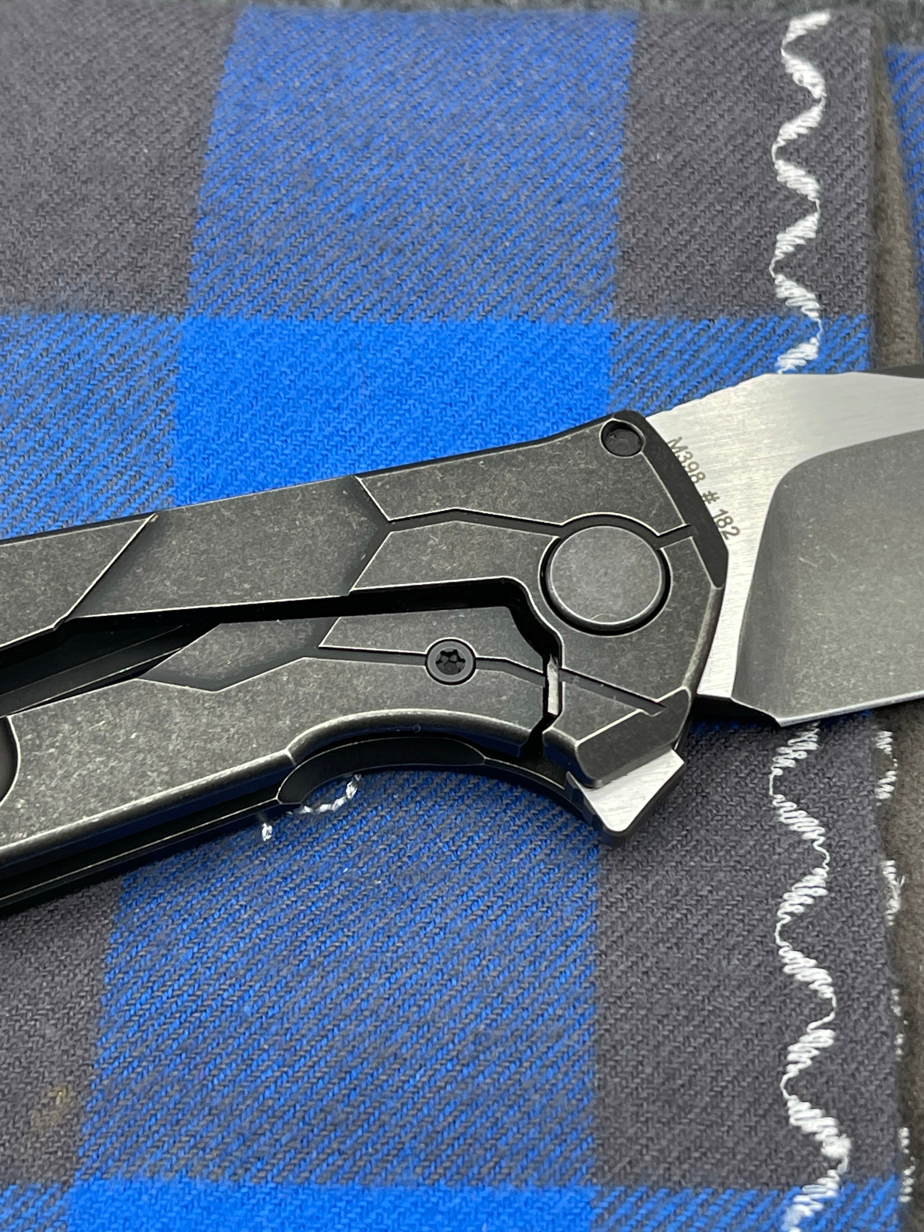 Custom Knife Factory CKF T15 M398 Black Return