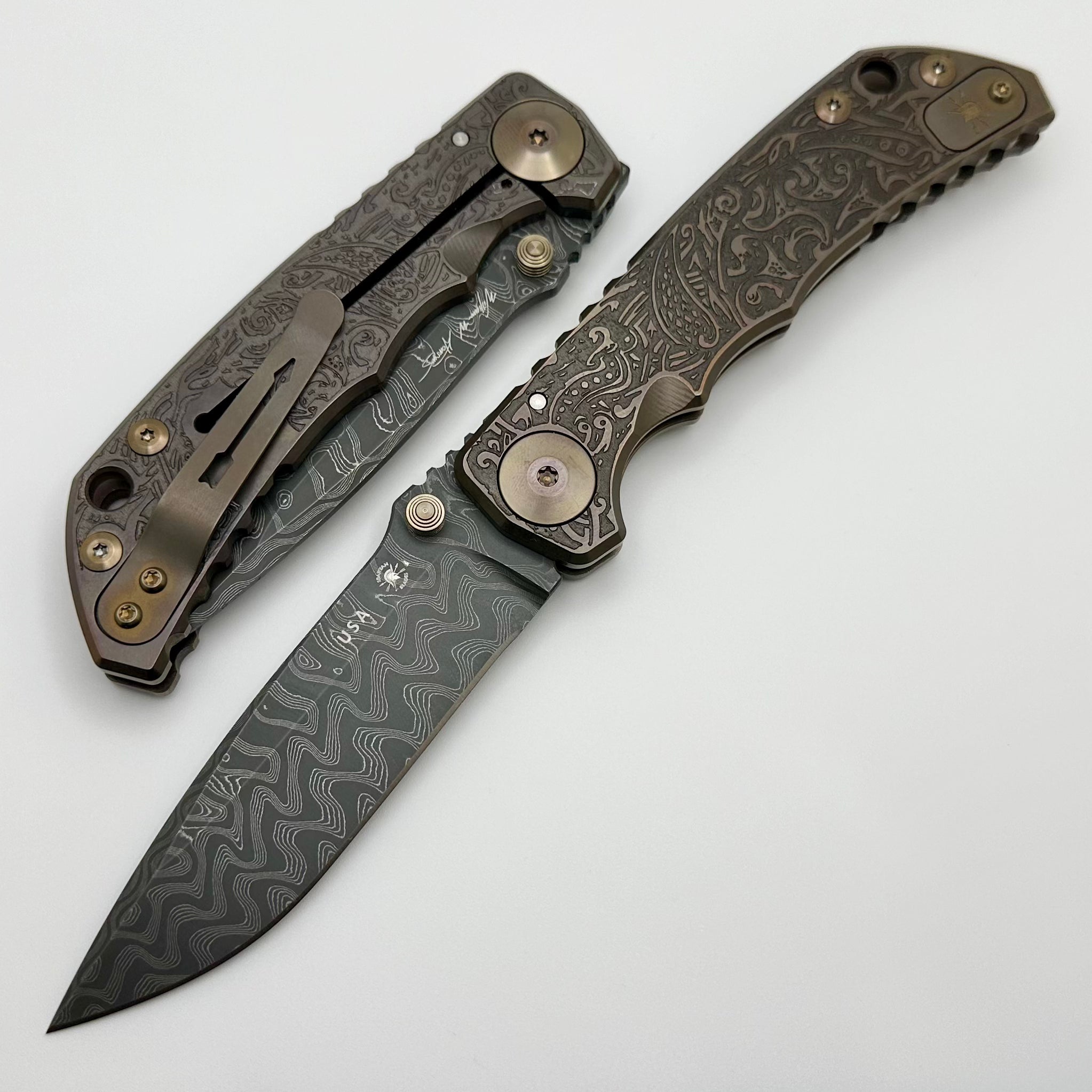 Spartan Blades Harsey Folder 2023 Relic Edition w/ Damascus